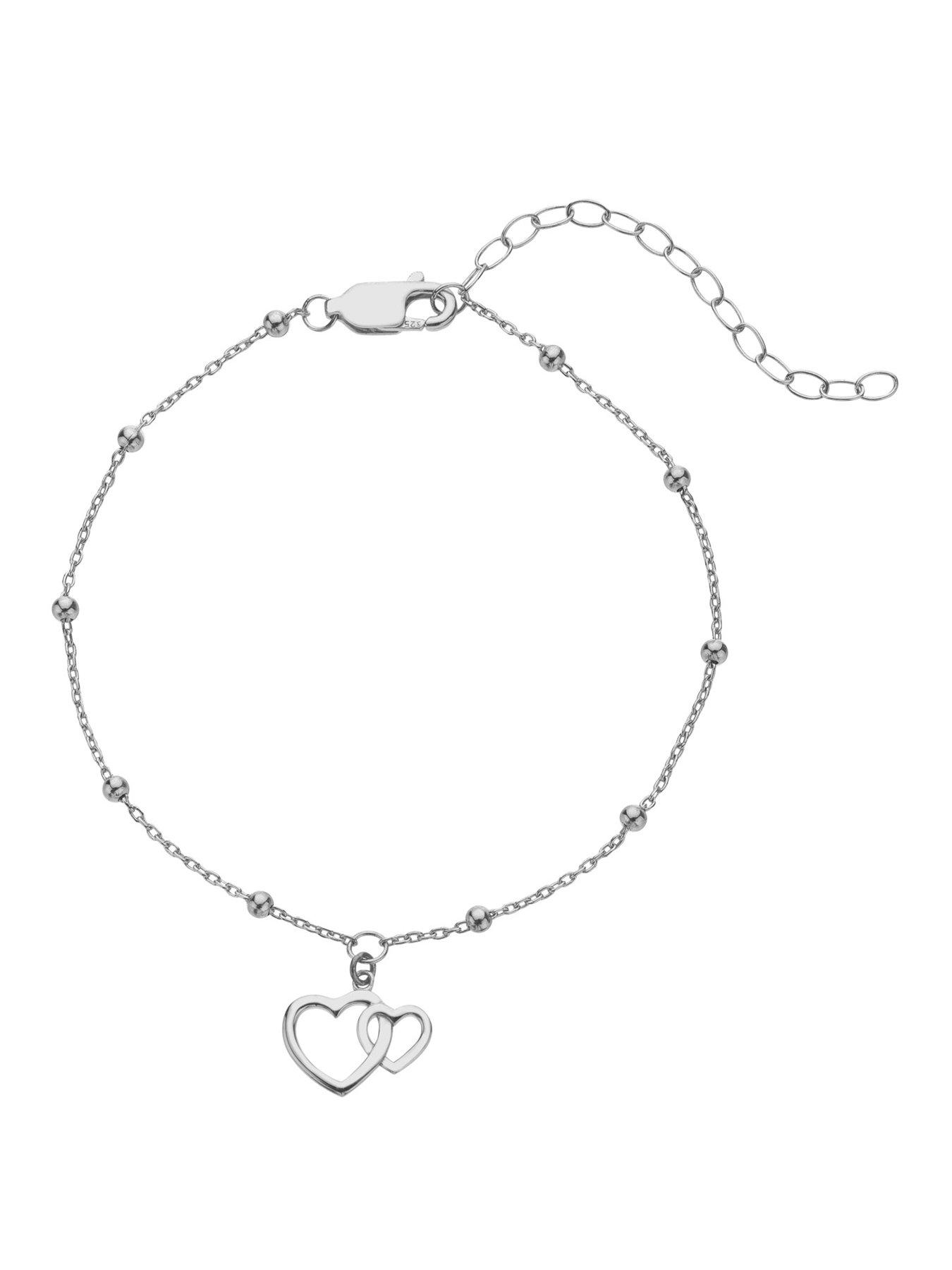 Silver Whisper Mother and Daughter Bracelet