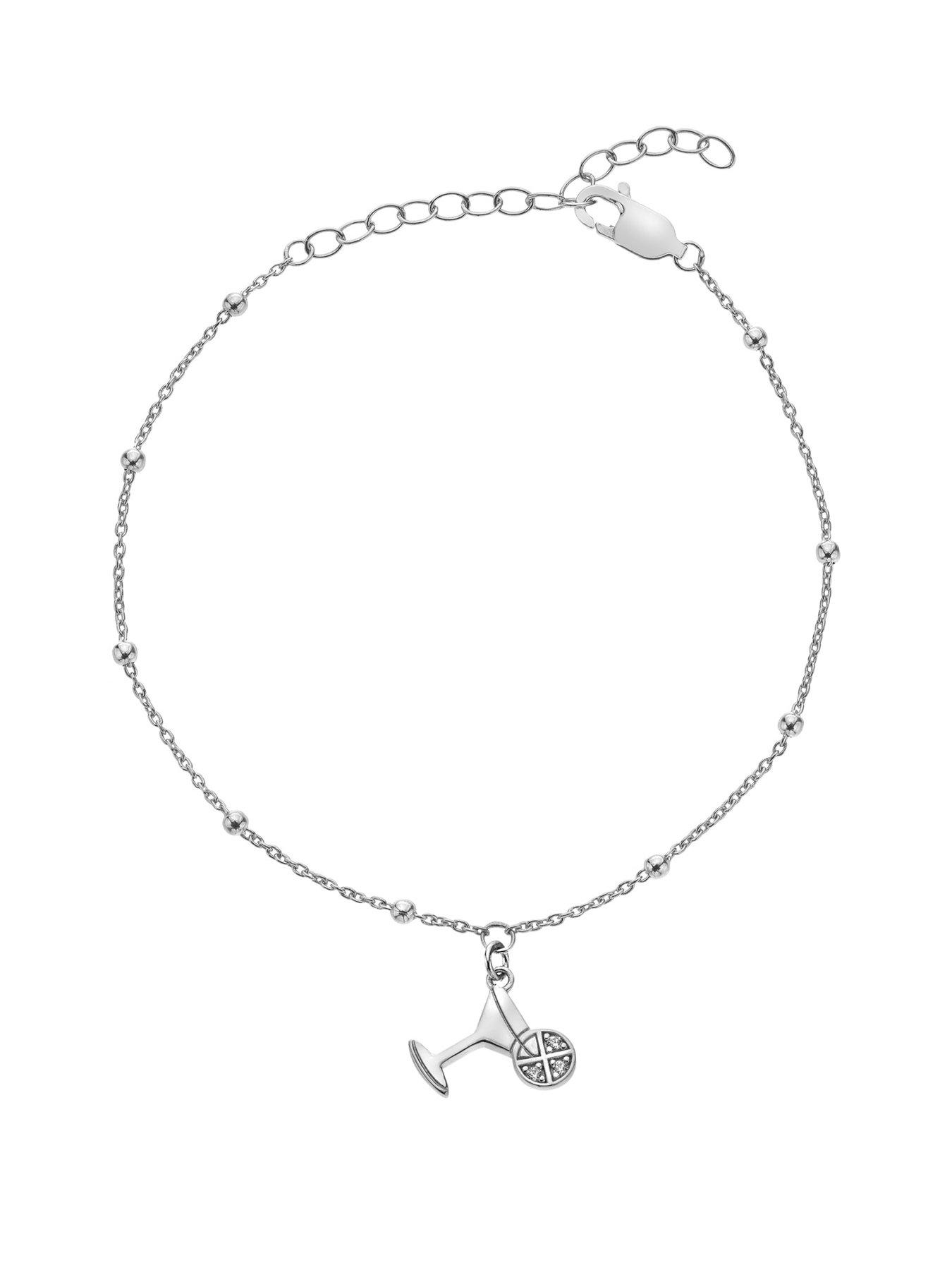 Silver Whisper Happy Birthday Bracelet