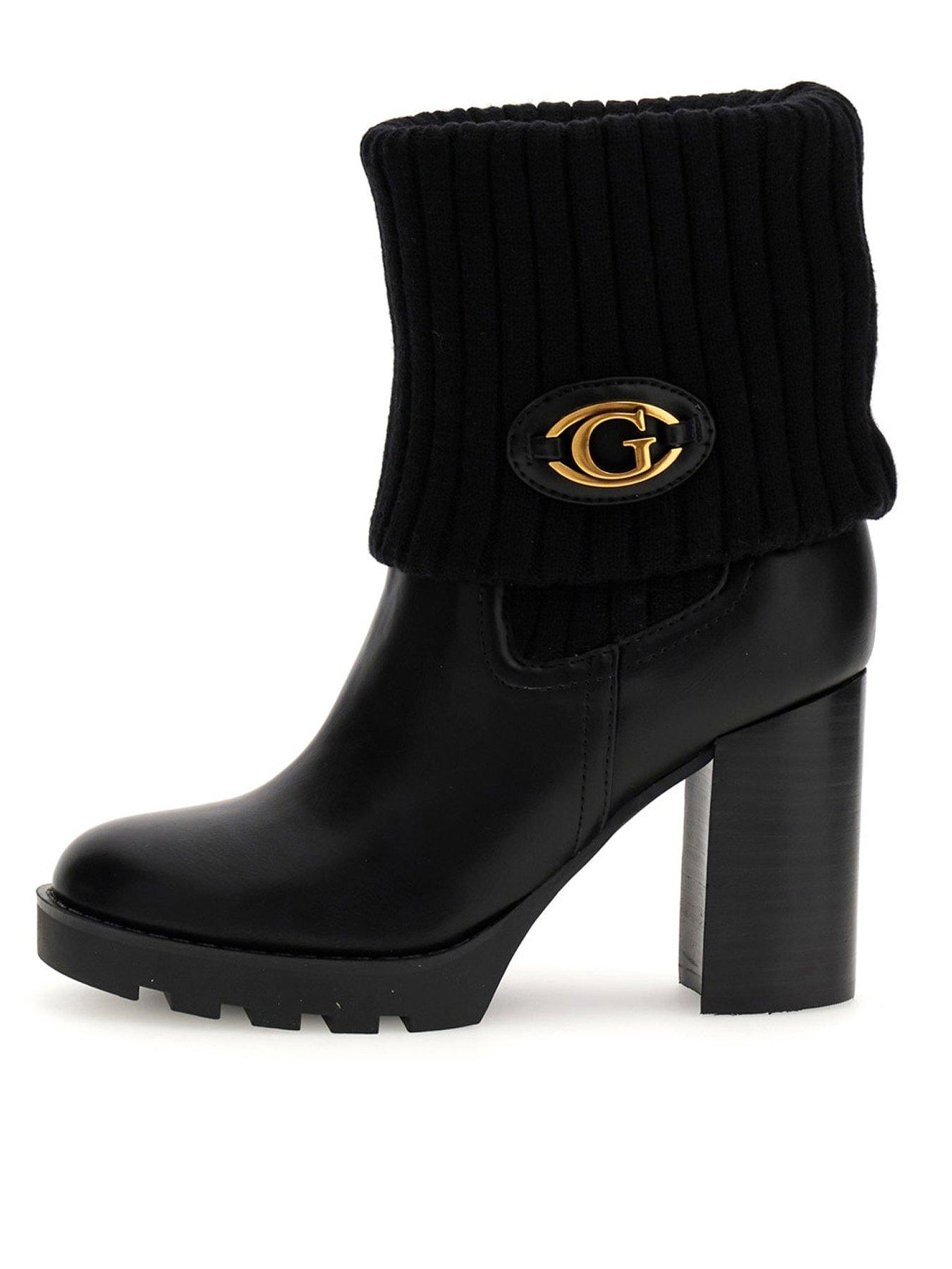 Guess Neason Chunky Sock Boot - Black