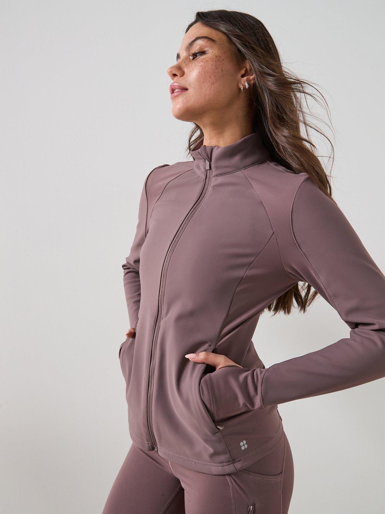 Sweaty Betty Womens Training Winter Power Softshell Jacket - Brown