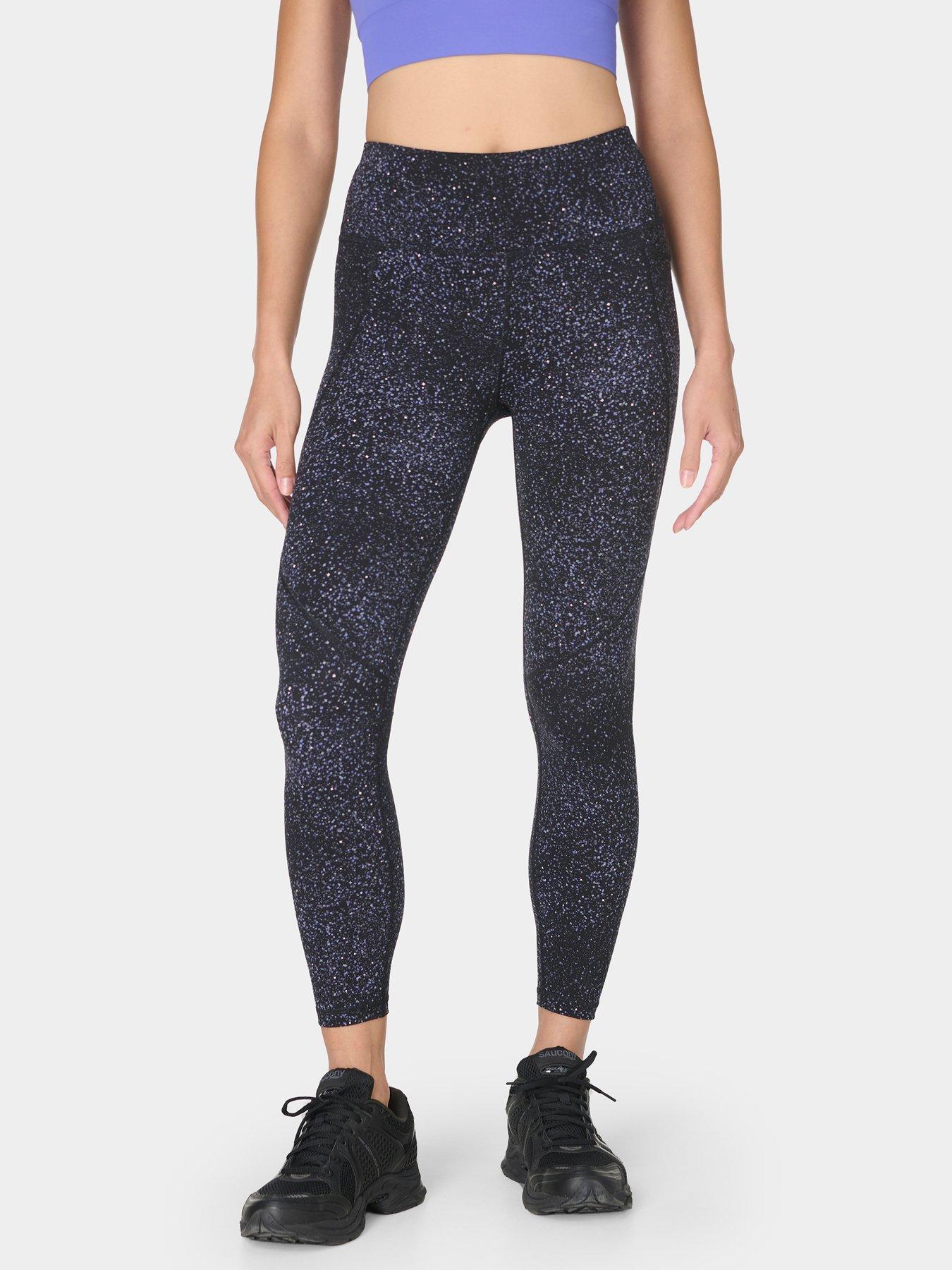 Sweaty Betty Womens Training Power 7/8 Reflective Workout Tights - Black