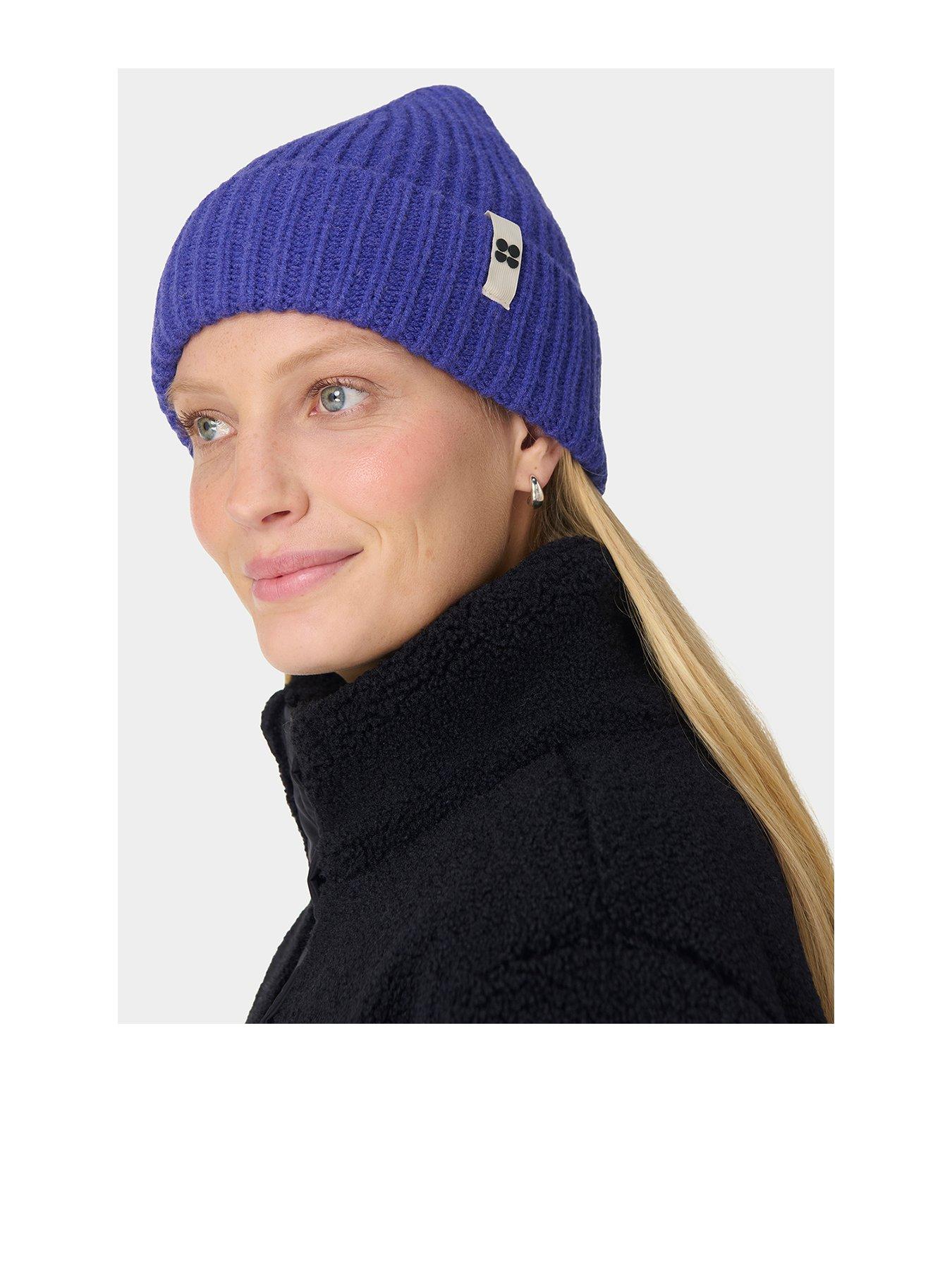 Sweaty Betty Soft Cloud Knitted Beanie - Blue
