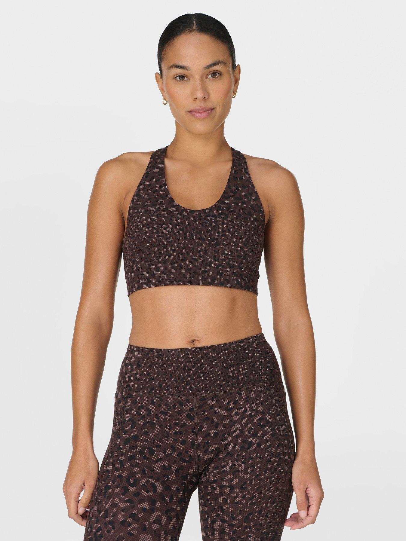 Sweaty Betty Womens Training Power Racer Bra - Brown