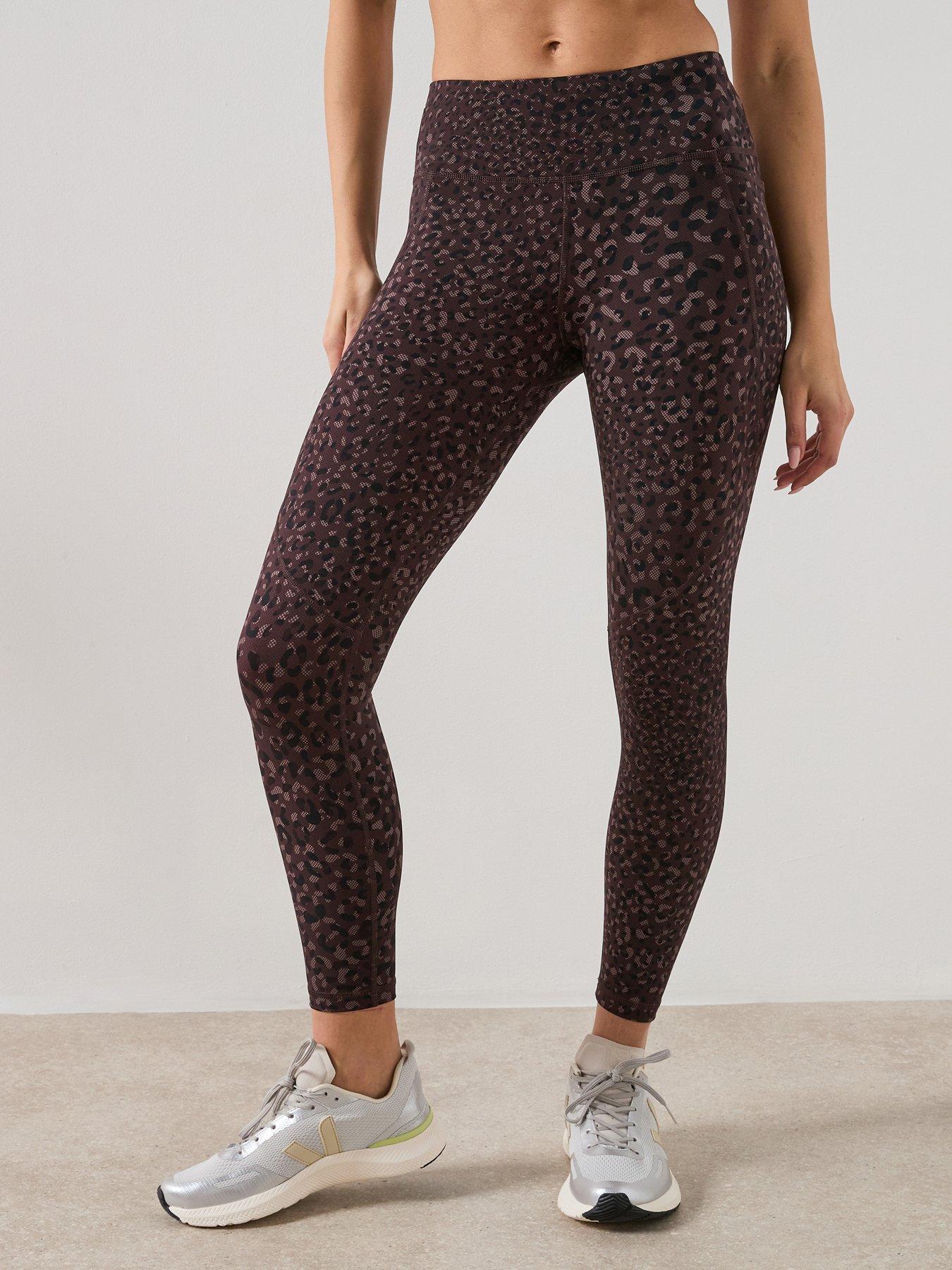 Sweaty Betty: Womens Training Power 7/8 Workout Tights - Brown