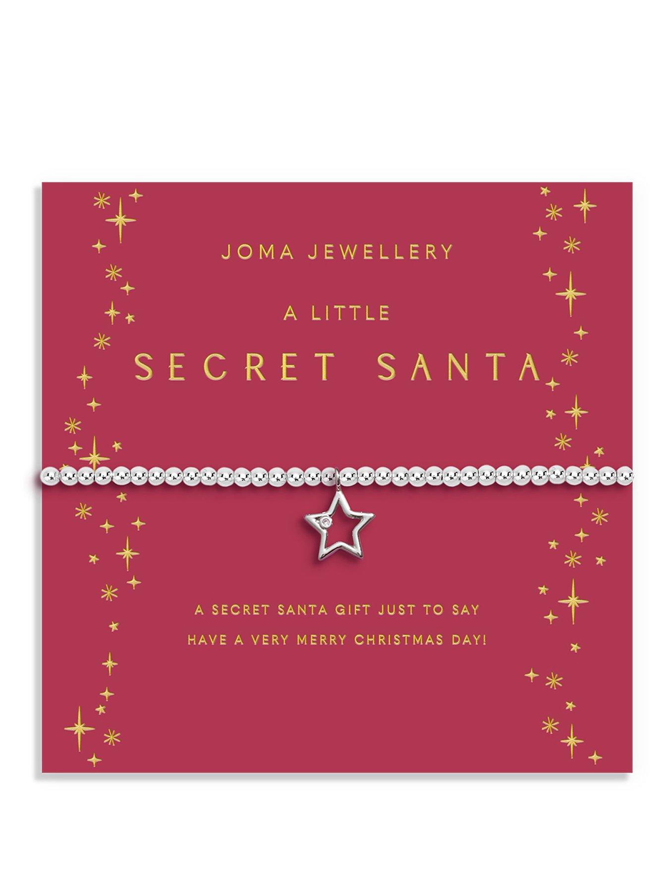 Joma Jewellery CHRISTMAS A LITTLE , SECRET SANTA , Silver Plated , Bracelet , 17.5cm stretch