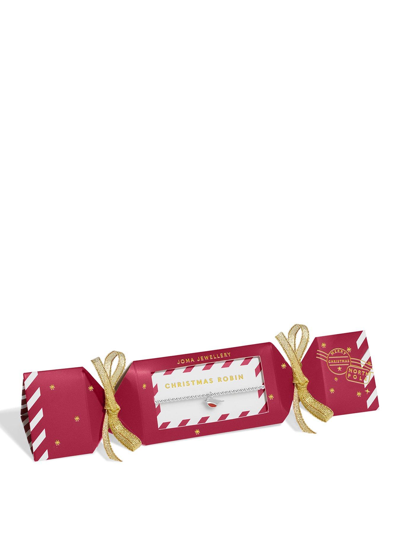 Joma Jewellery KIDS' CHRISTMAS CRACKER , CHRISTMAS ROBIN , Silver Plated , Bracelet , 15.5cm stretch