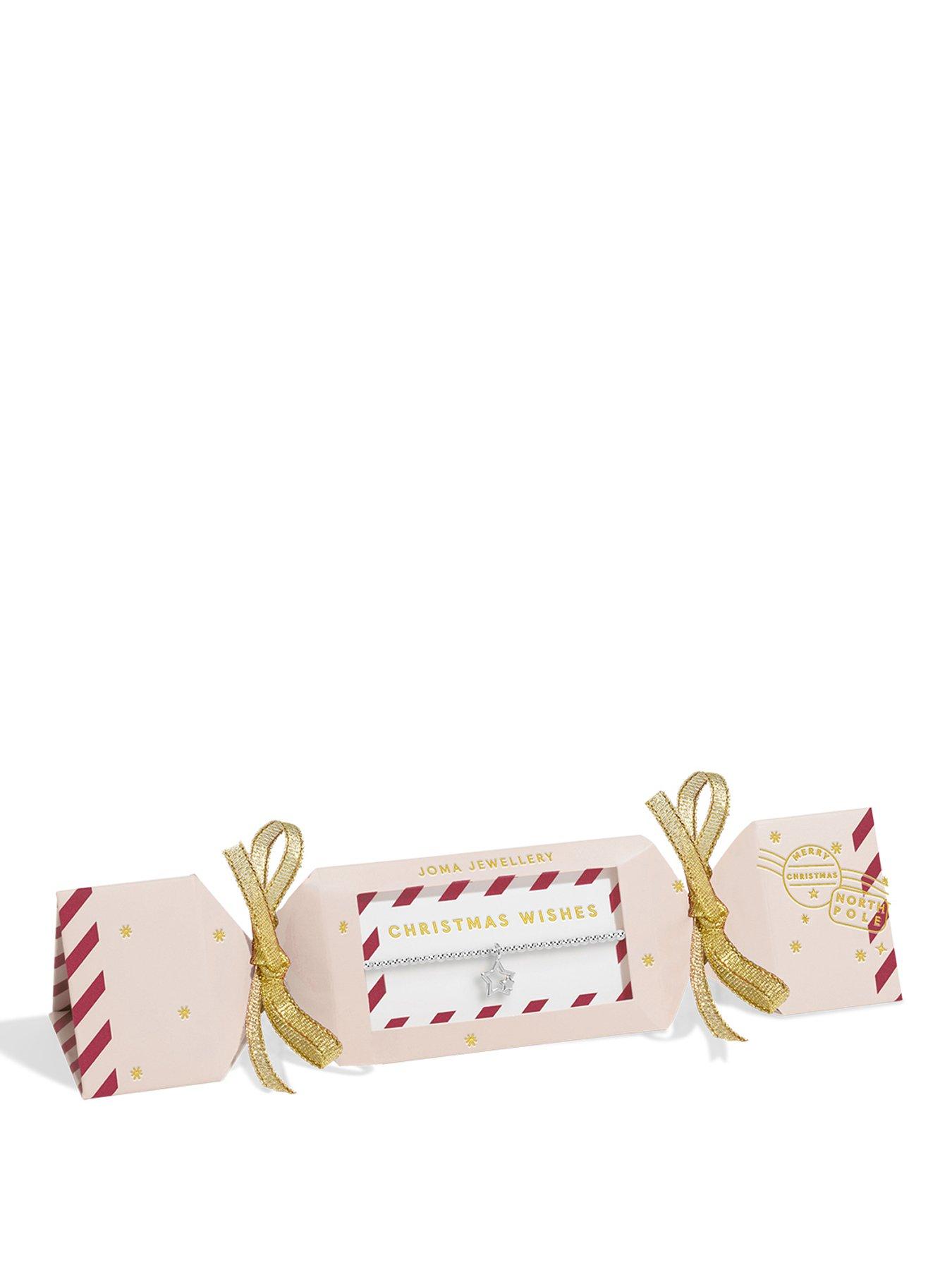 Joma Jewellery KIDS' CHRISTMAS CRACKER , CHRISTMAS WISHES , Silver Plated , Bracelet , 15.5cm stretch