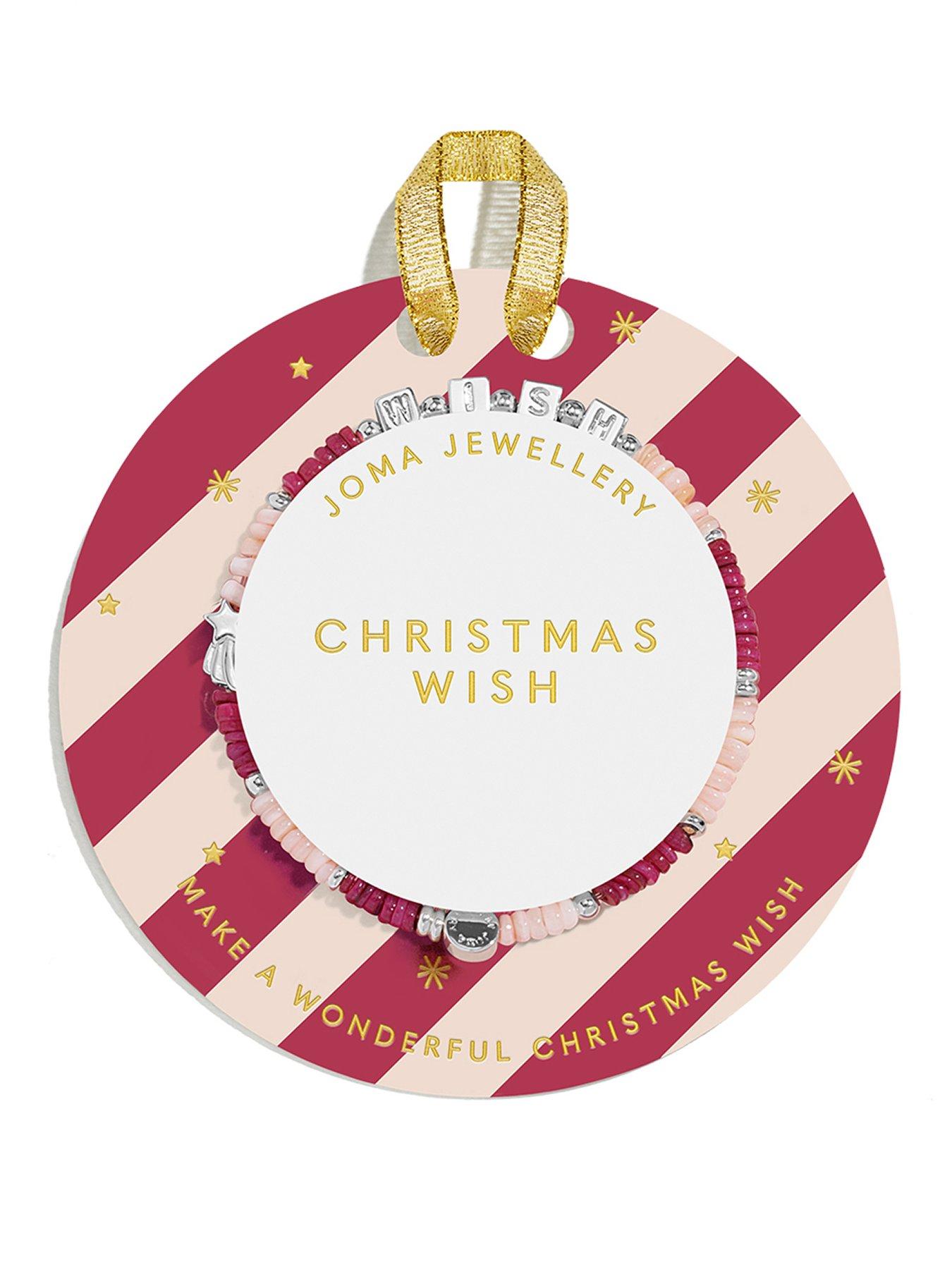 Joma Jewellery KIDS' HAPPY LITTLE MOMENTS , CHRISTMAS WISH , Silver Plated , Bracelet , 15.5cm stretch