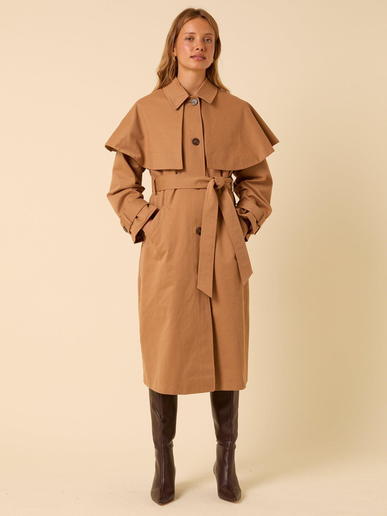 Nobodys Child Bramiola Cape Trench Coat - Brown | Very