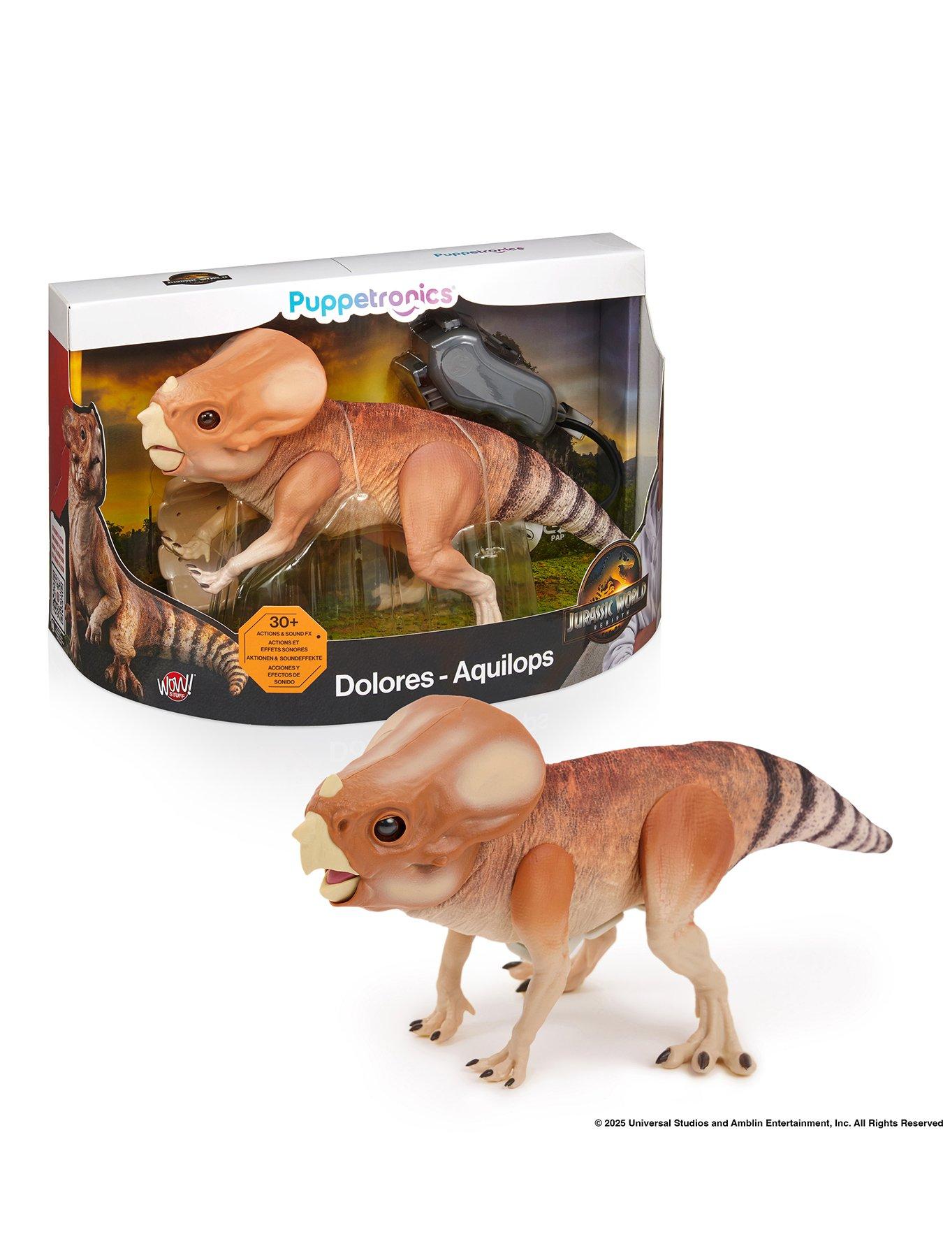 JURASSIC WORLD Dolores Deluxe Puppetronic Dinosaur Robot Toy