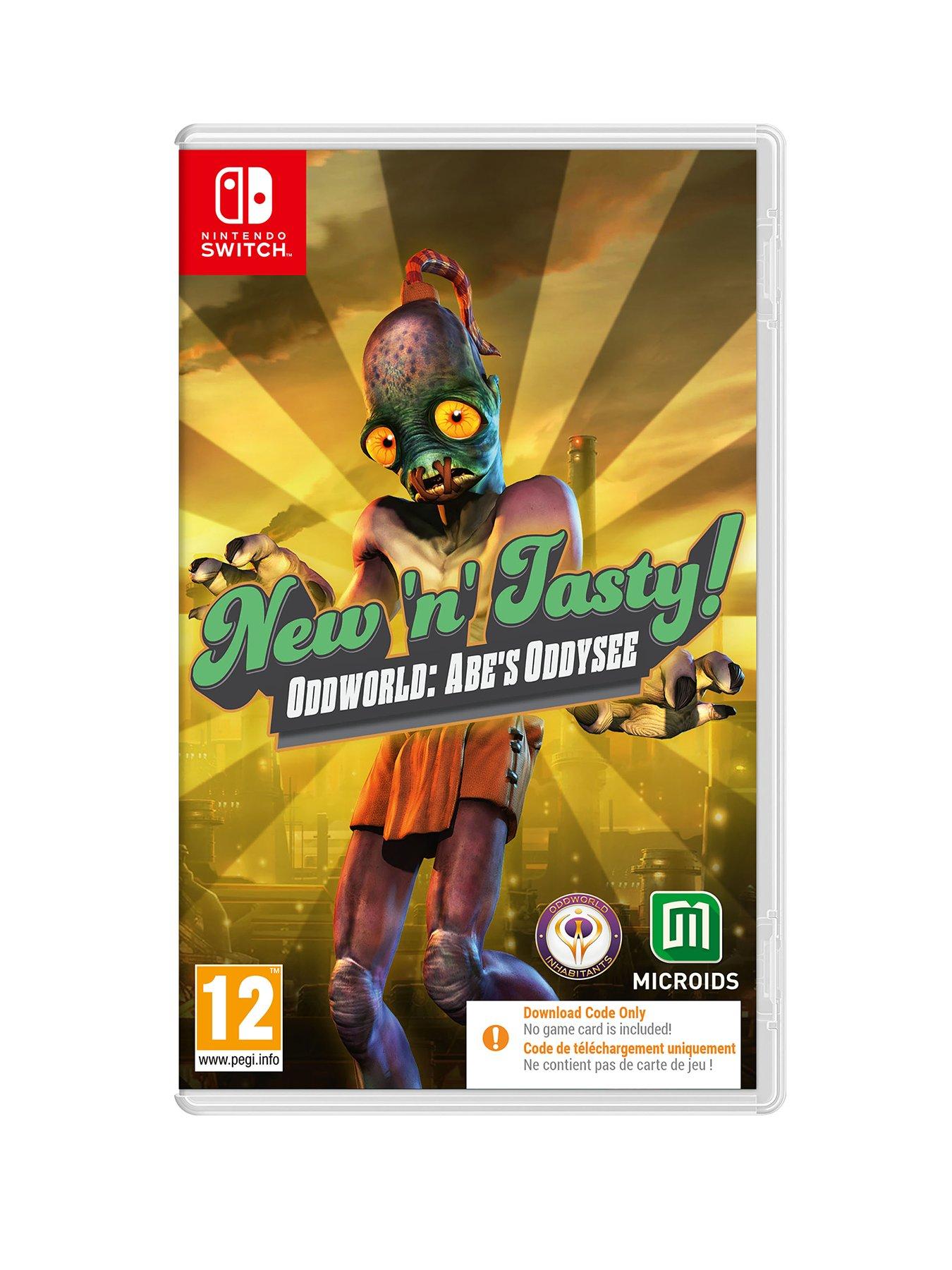 Image 1 of 6 of Nintendo New 'N' Tasty! Oddworld: Abe's Oddysee (Code in Box)