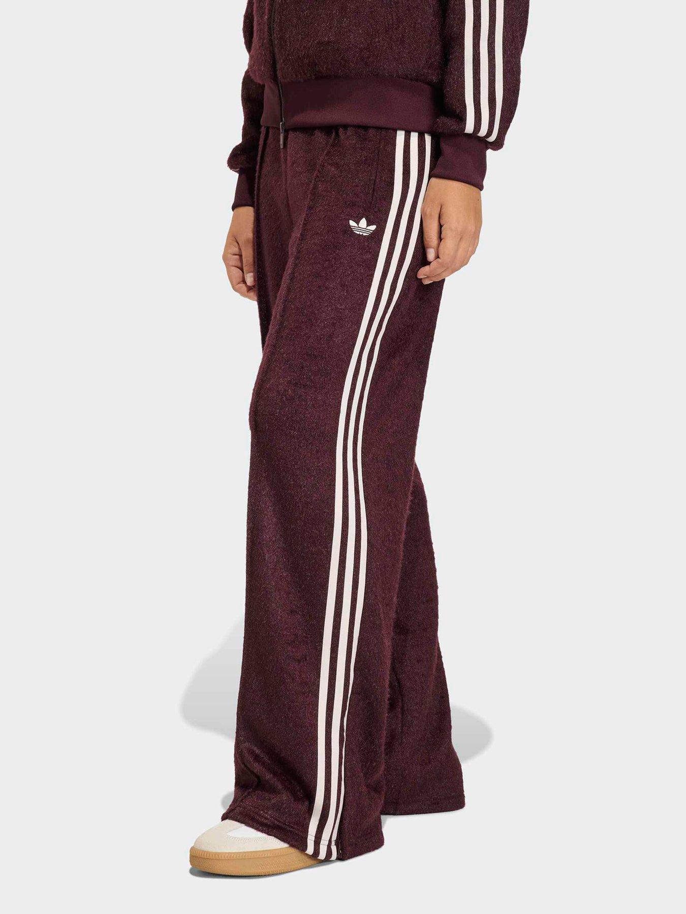 adidas Originals Womens Mohair Fire Bird Tracksuit Bottoms - Red