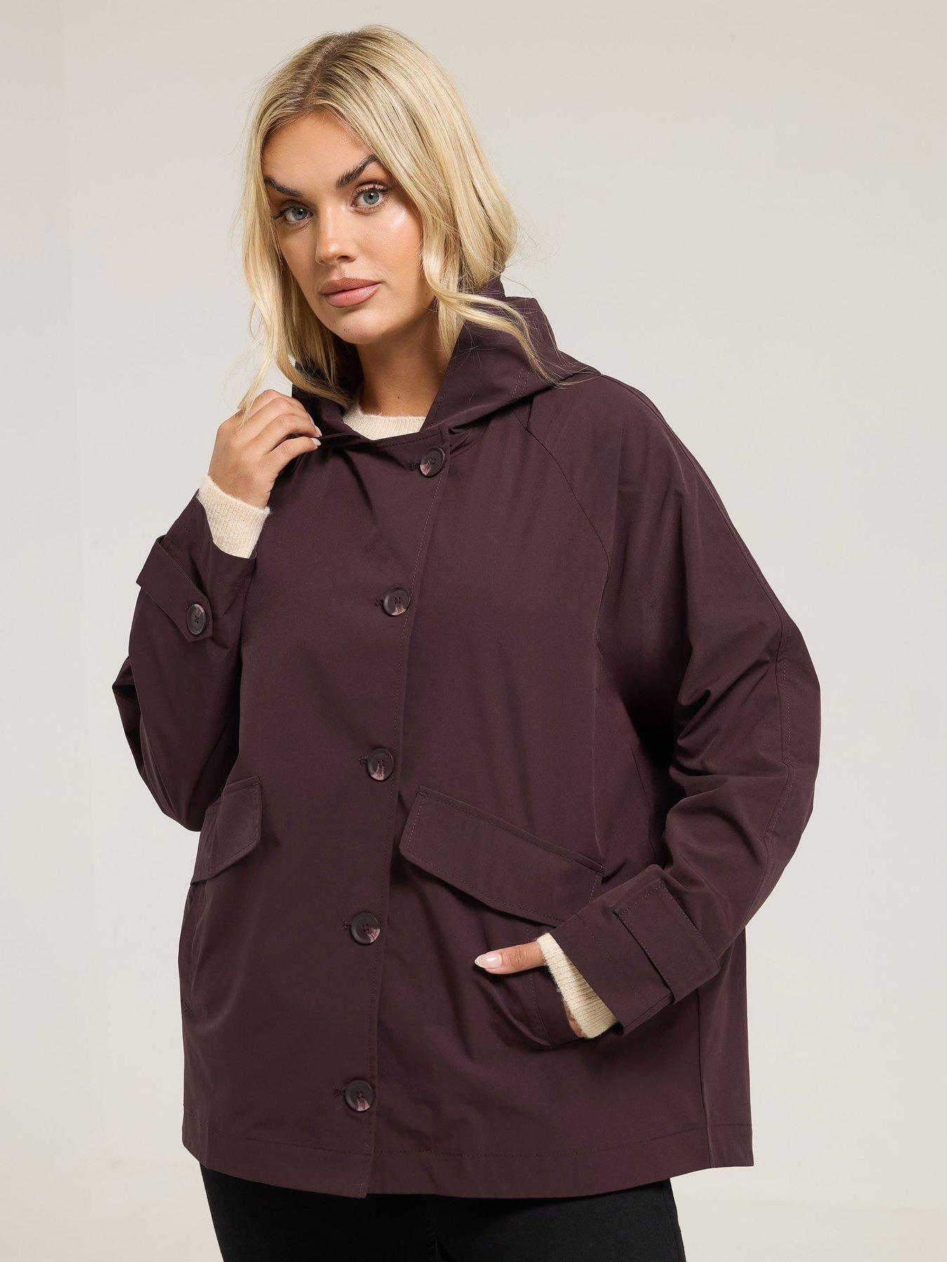 Yours Curve Raglan Jacket - Red | Very