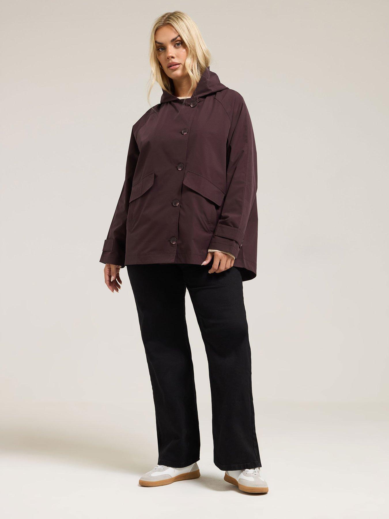 Yours Curve Raglan Jacket - Red | Very