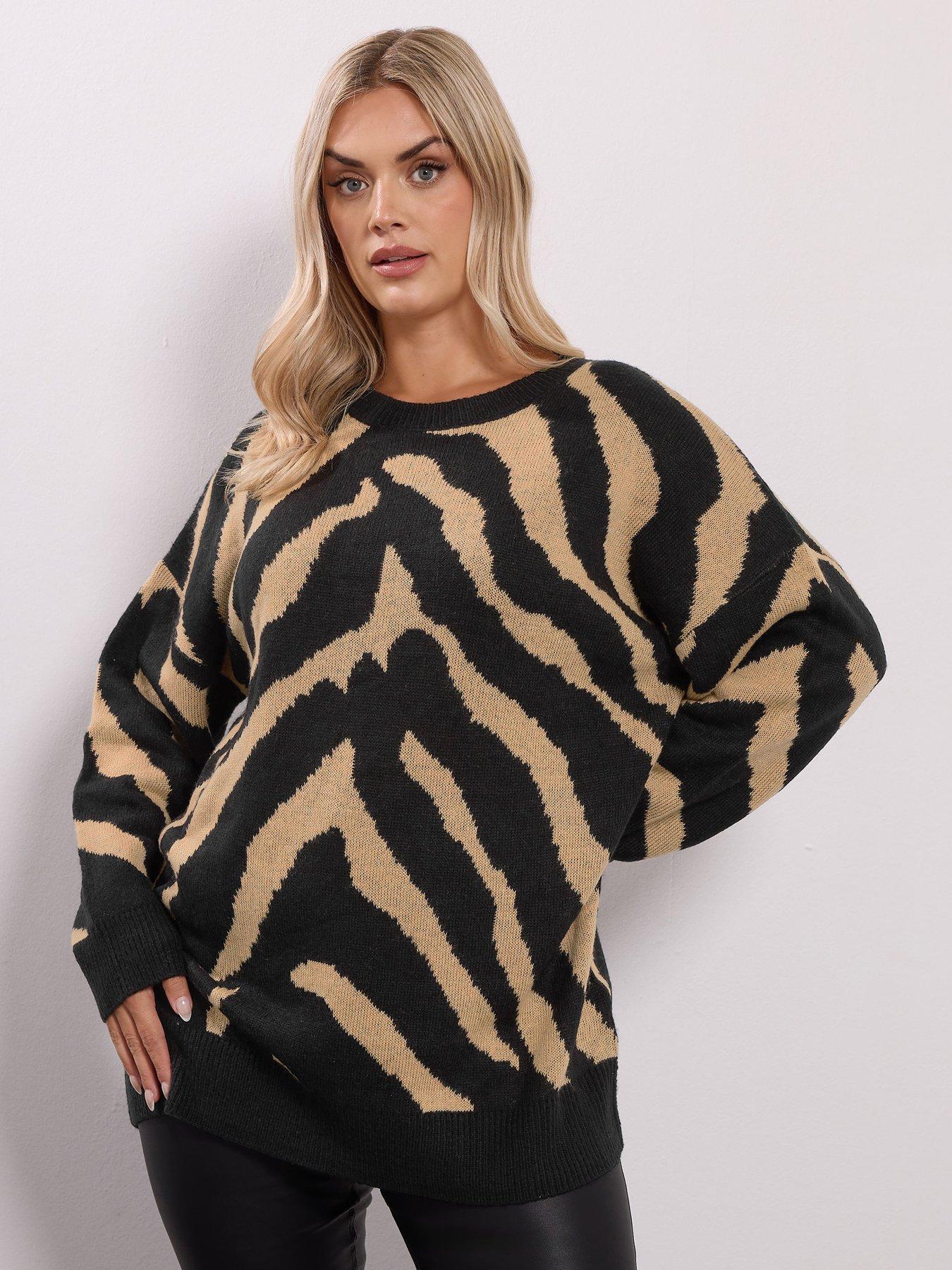 yours-curve-zebra-jumper-black