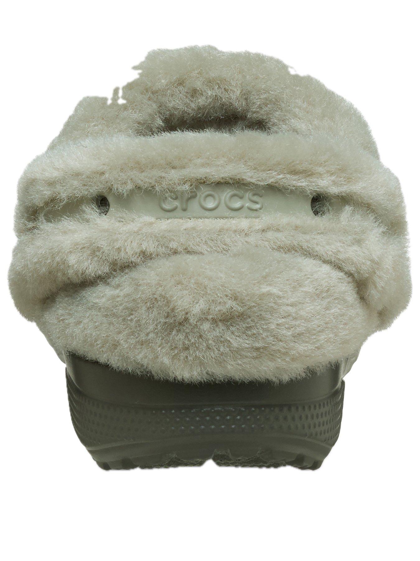 Image 3 of 7 of Crocs Men's Classic Unfurgettable Sueded Clog Sandal - Grey