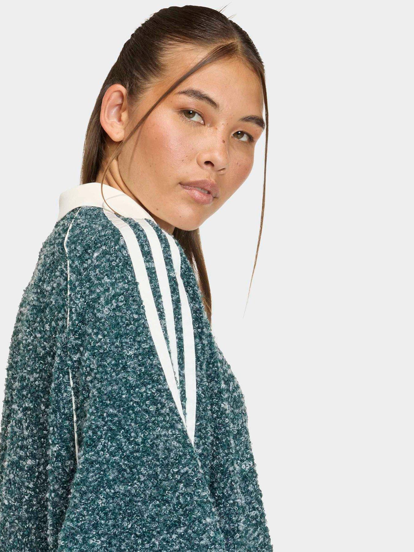 Image 5 of 5 of adidas Originals Womens Oversized Polo Crew - Multi