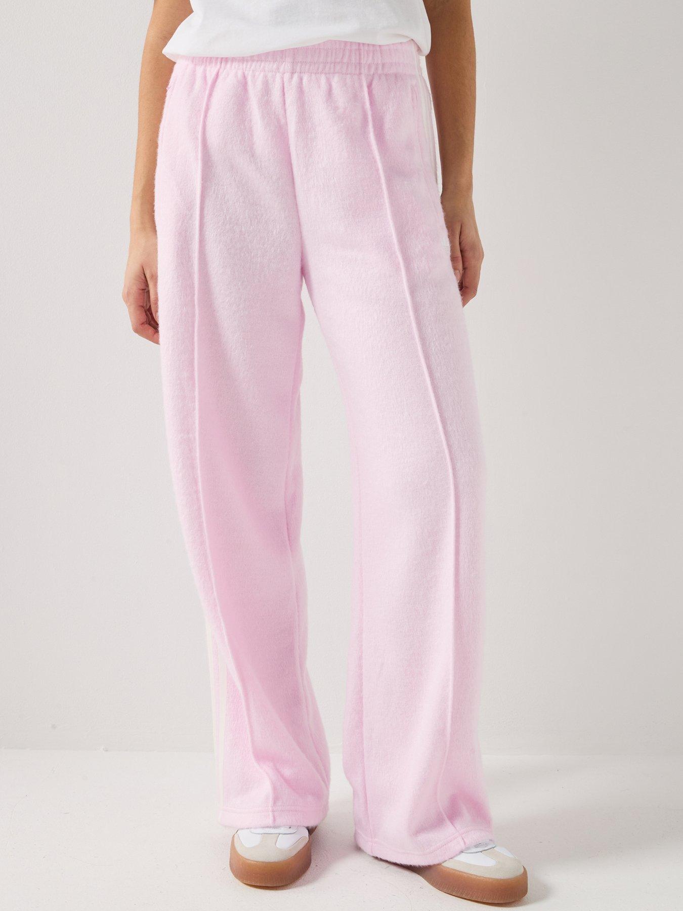 adidas Originals Womens Mohair Fire Bird Tracksuit Bottoms, Pink, Size Xs, Women