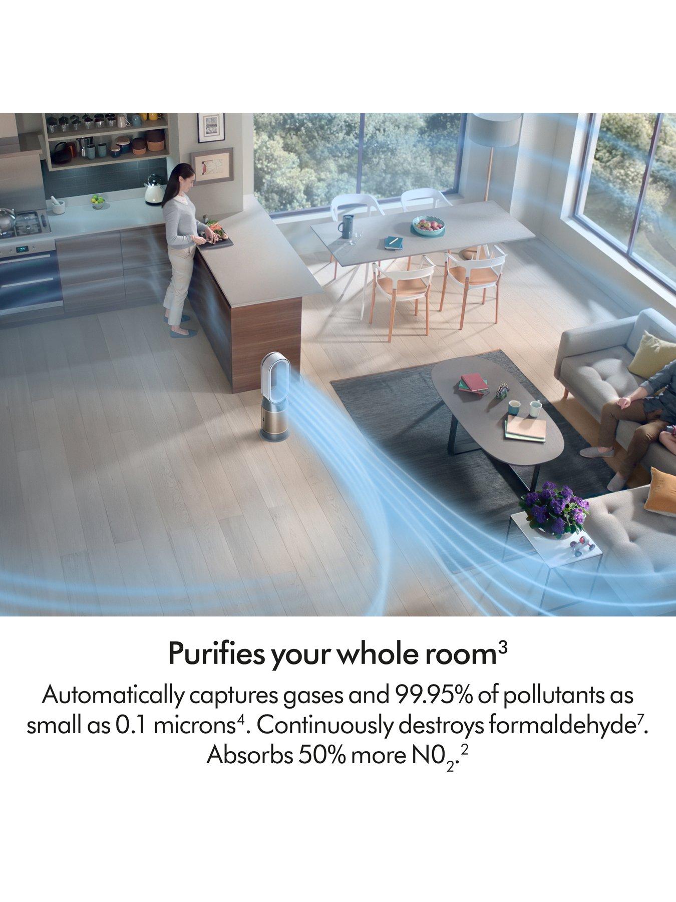 Dyson Purifier Hot+Cool HP2 De-Nox Purifying Bladeless Tower Fan
