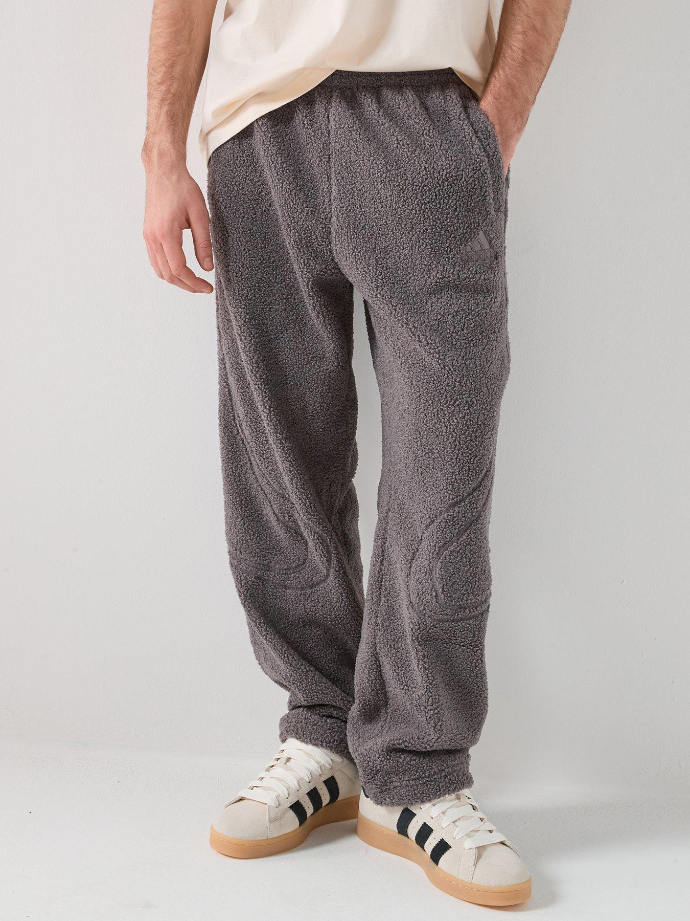 adidas Originals Mens Teamgeist Borg Tracksuit Top - Grey