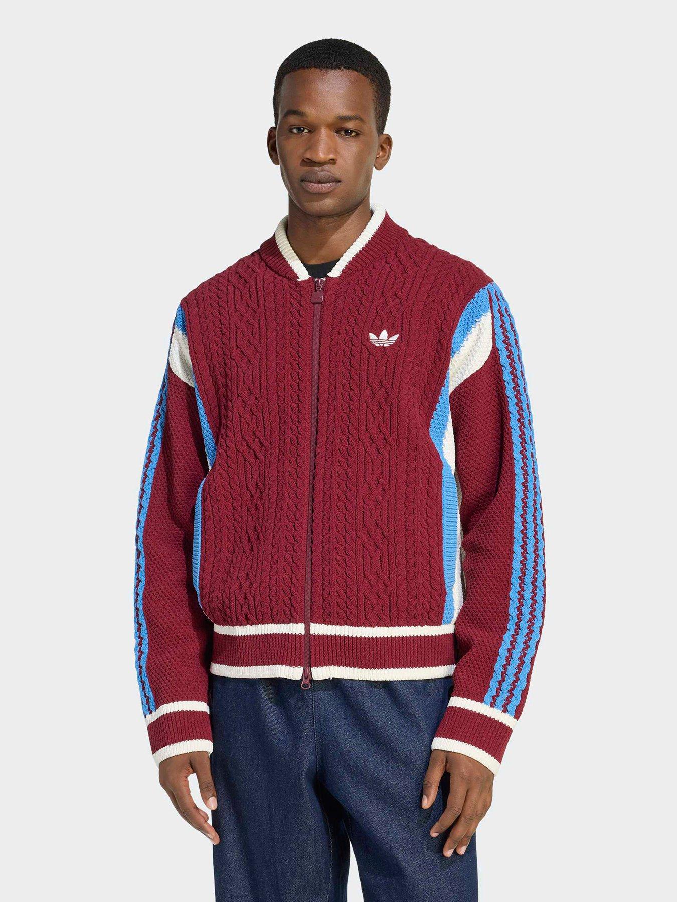 adidas Originals Mens Wicons Cardigan - Red