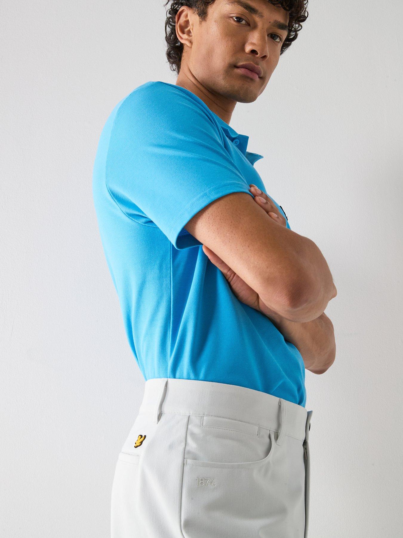 Image 4 of 6 of Lyle & Scott Golf Mens 5 Pocket Shorts - Beige