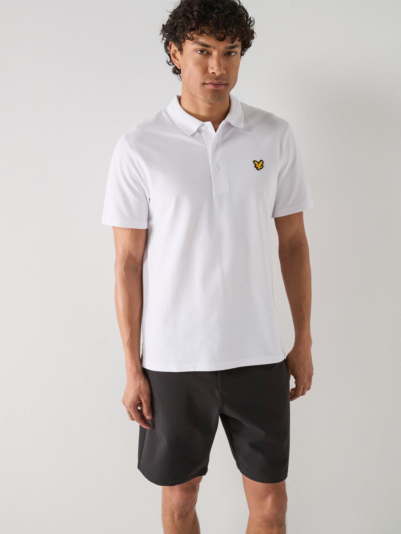 Image 1 of 6 of Lyle & Scott Golf Mens Core Polo - White