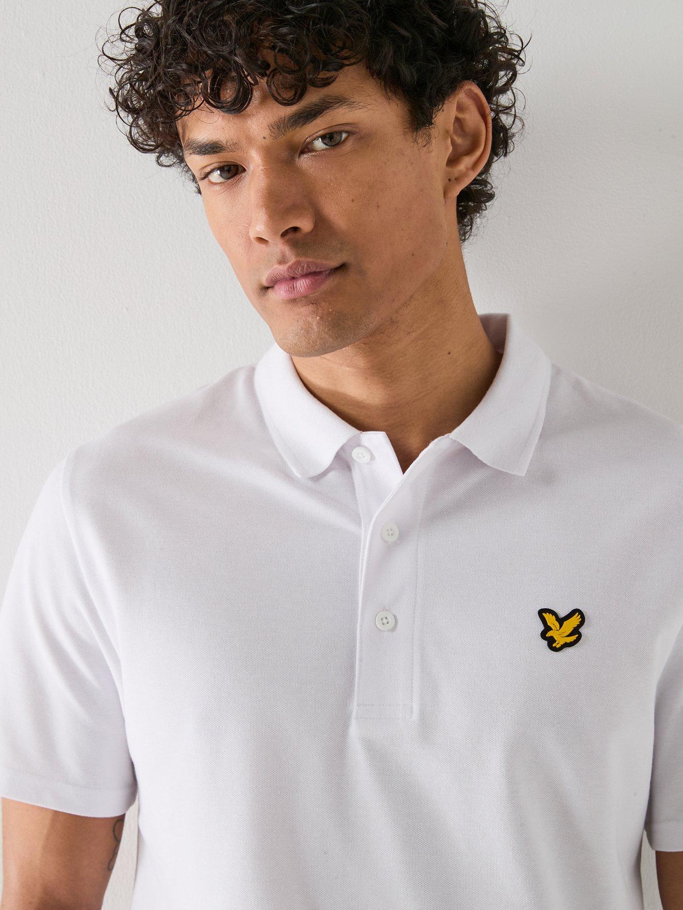 Image 4 of 6 of Lyle & Scott Golf Mens Core Polo - White