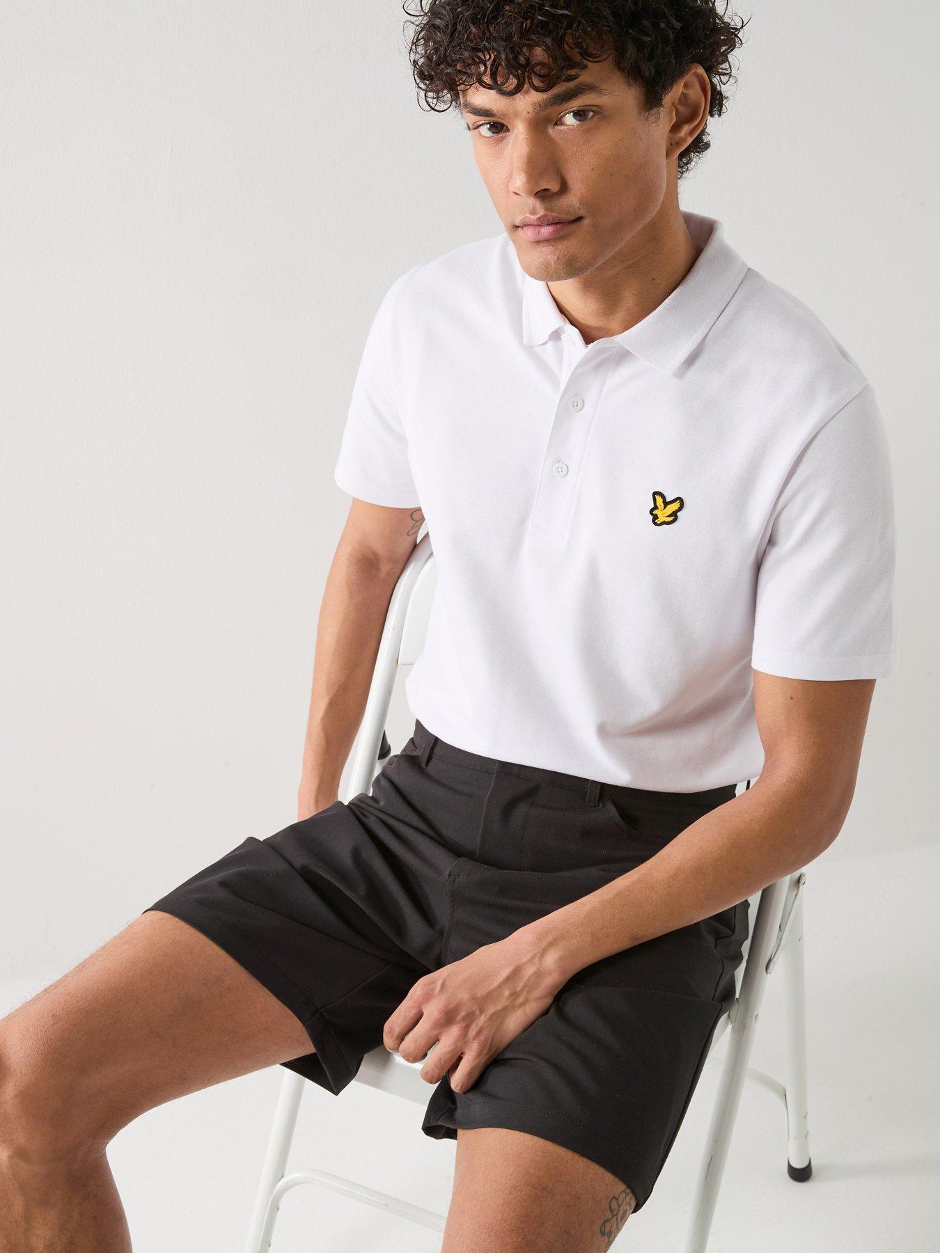 Image 6 of 6 of Lyle & Scott Golf Mens Core Polo - White