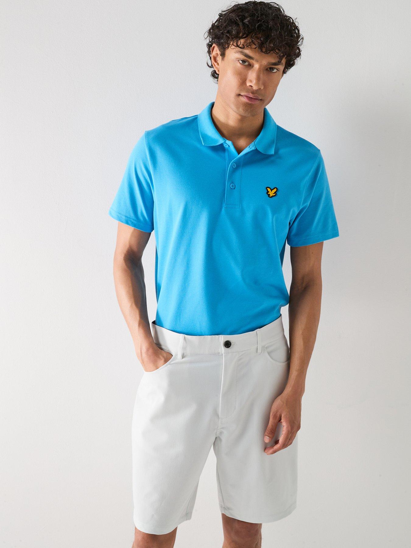 Image 1 of 6 of Lyle & Scott Golf Mens Core Polo - Blue
