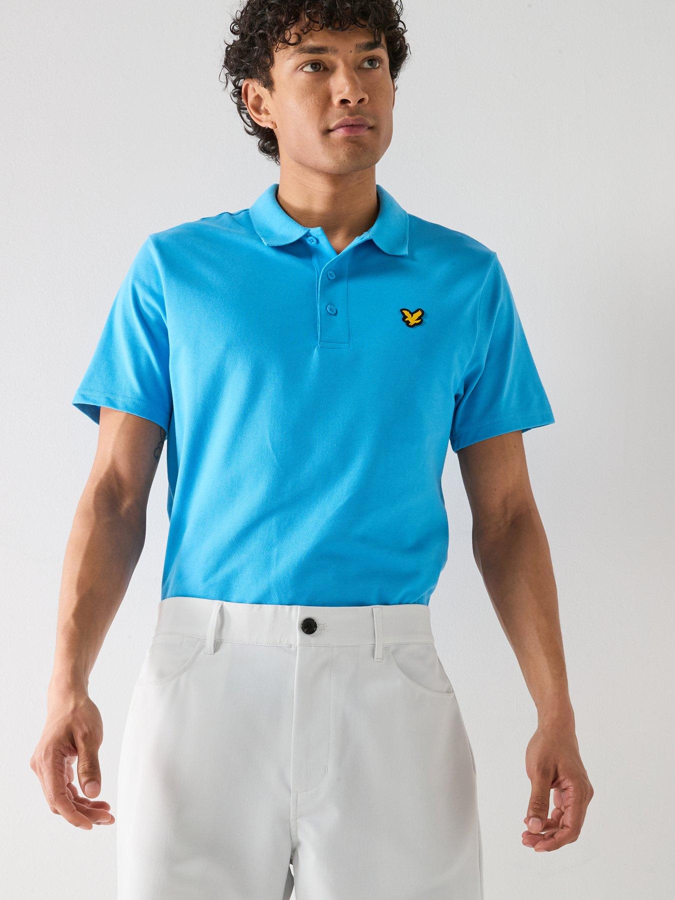 Image 5 of 6 of Lyle & Scott Golf Mens Core Polo - Blue