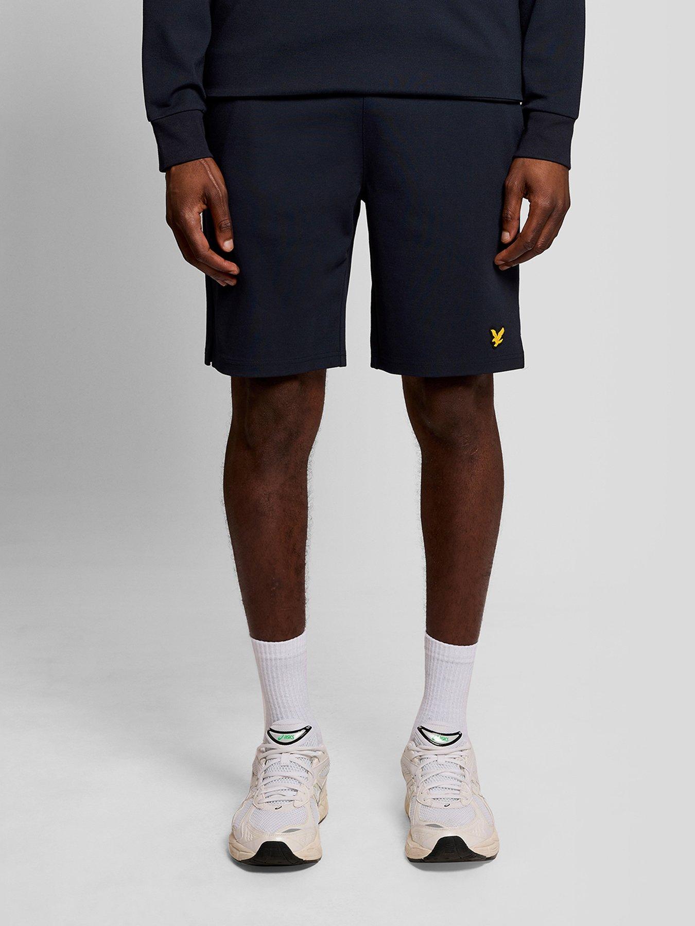 Lyle & Scott Sport: Mens Fly Fleece Shorts - Black