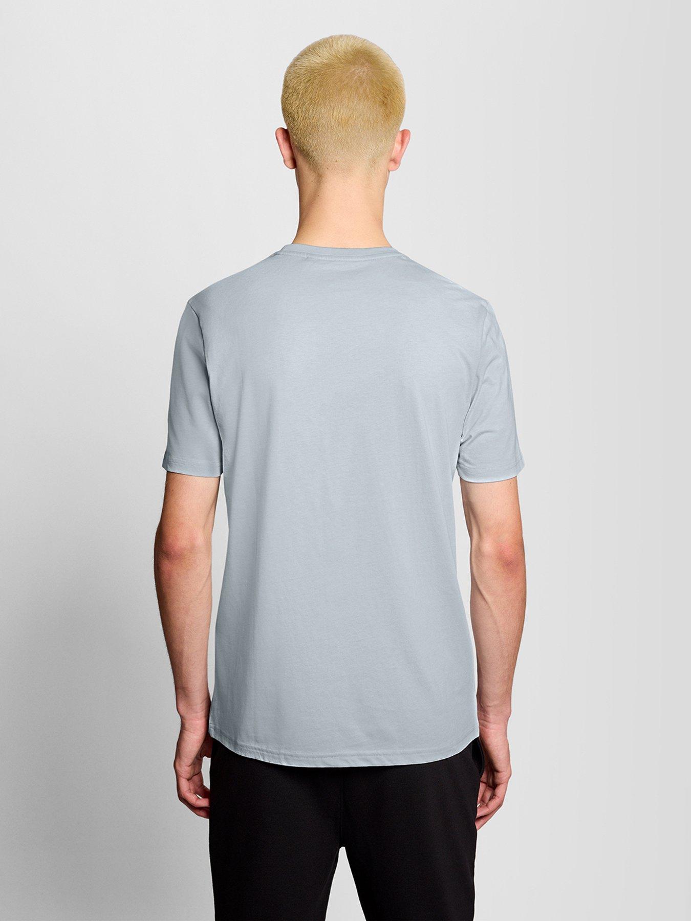 Image 2 of 6 of Lyle & Scott Sport Mens Sports Short Sleeve T-Shirt - Blue