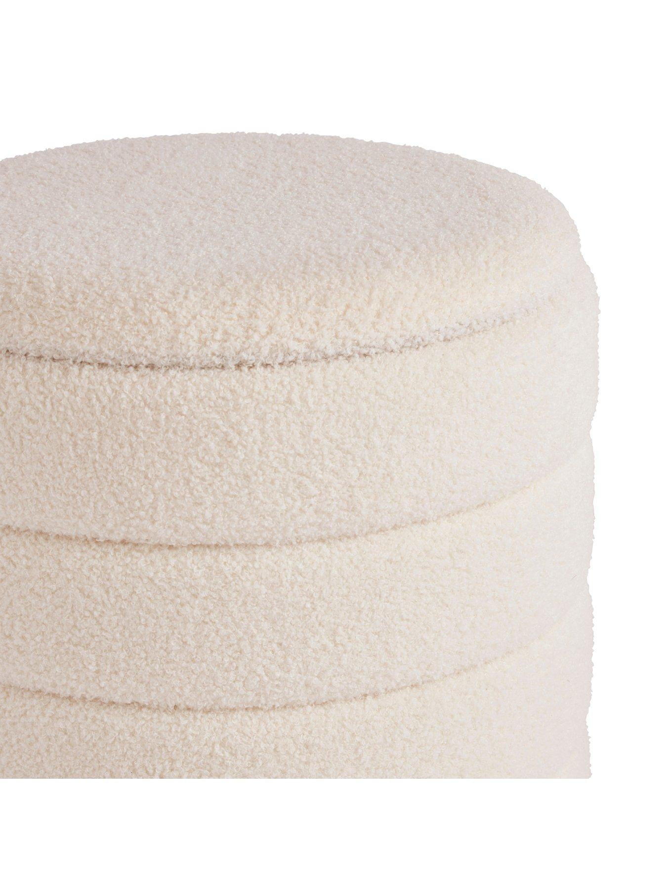 Image 5 of 6 of GFW Otis Boucle Storage Stool