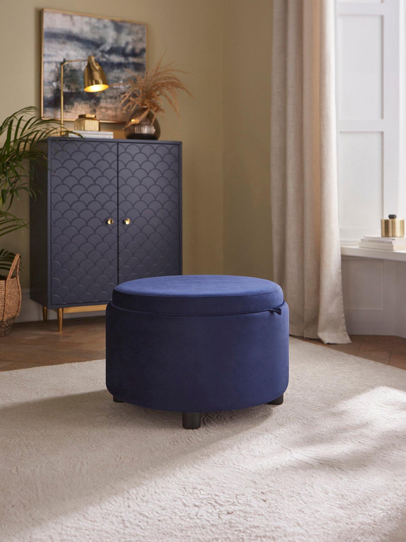GFW: Delilah Tray Table Storage Ottoman