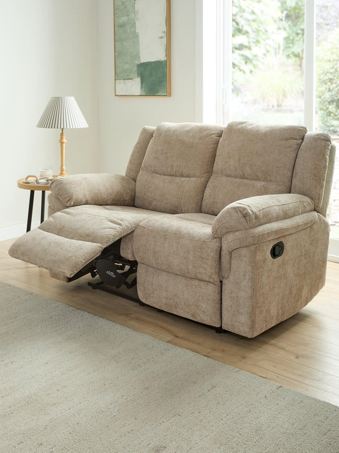 The Very Collection Albion 2 Seater Fabric Manual Recliner Sofa