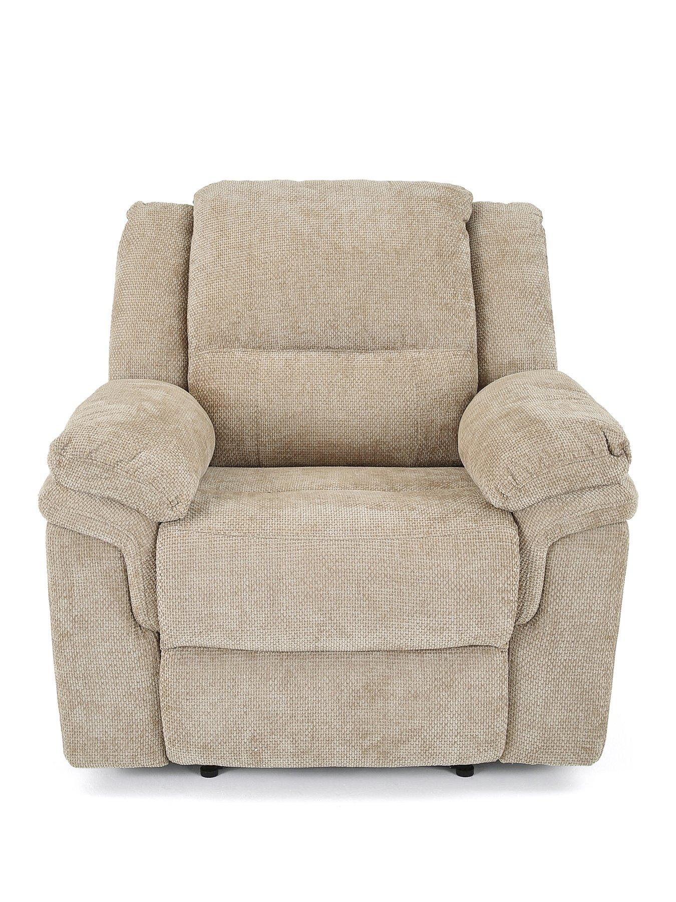Image 2 of 7 of The Very Collection Albion Fabric Manual Recliner Armchair - FSC&reg; Certified