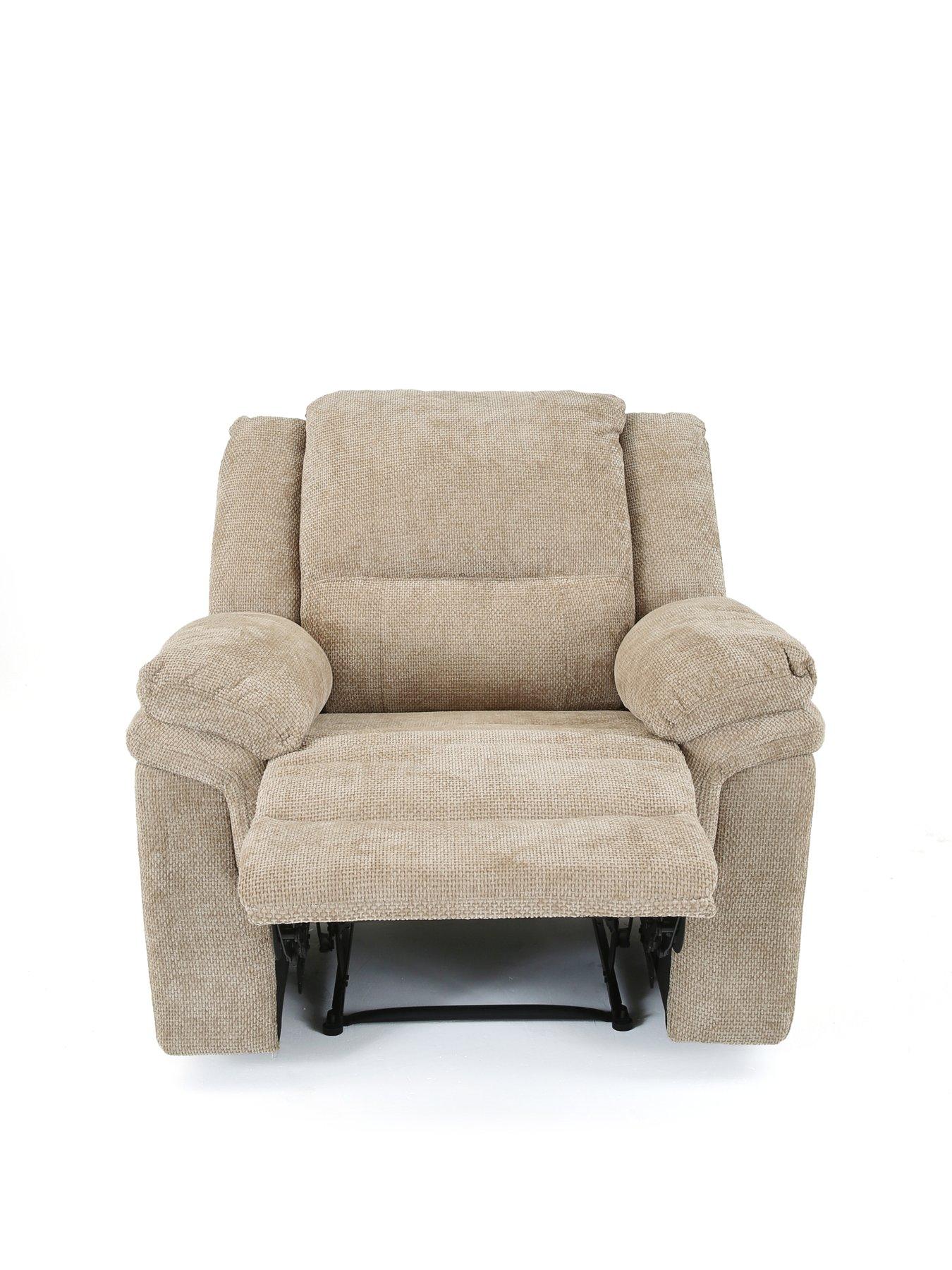 Image 3 of 7 of The Very Collection Albion Fabric Manual Recliner Armchair - FSC&reg; Certified