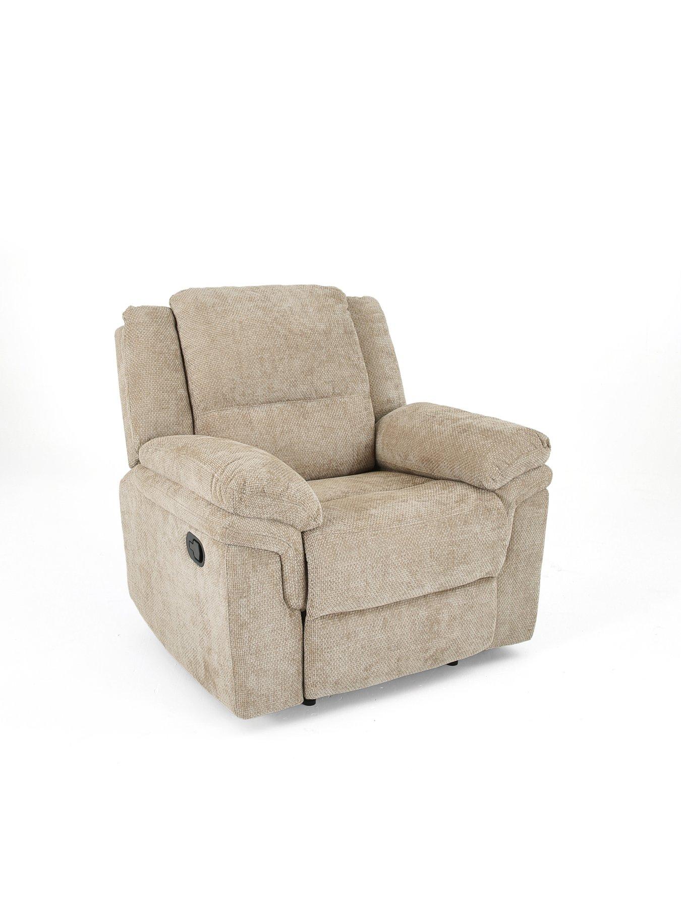 Image 4 of 7 of The Very Collection Albion Fabric Manual Recliner Armchair - FSC&reg; Certified