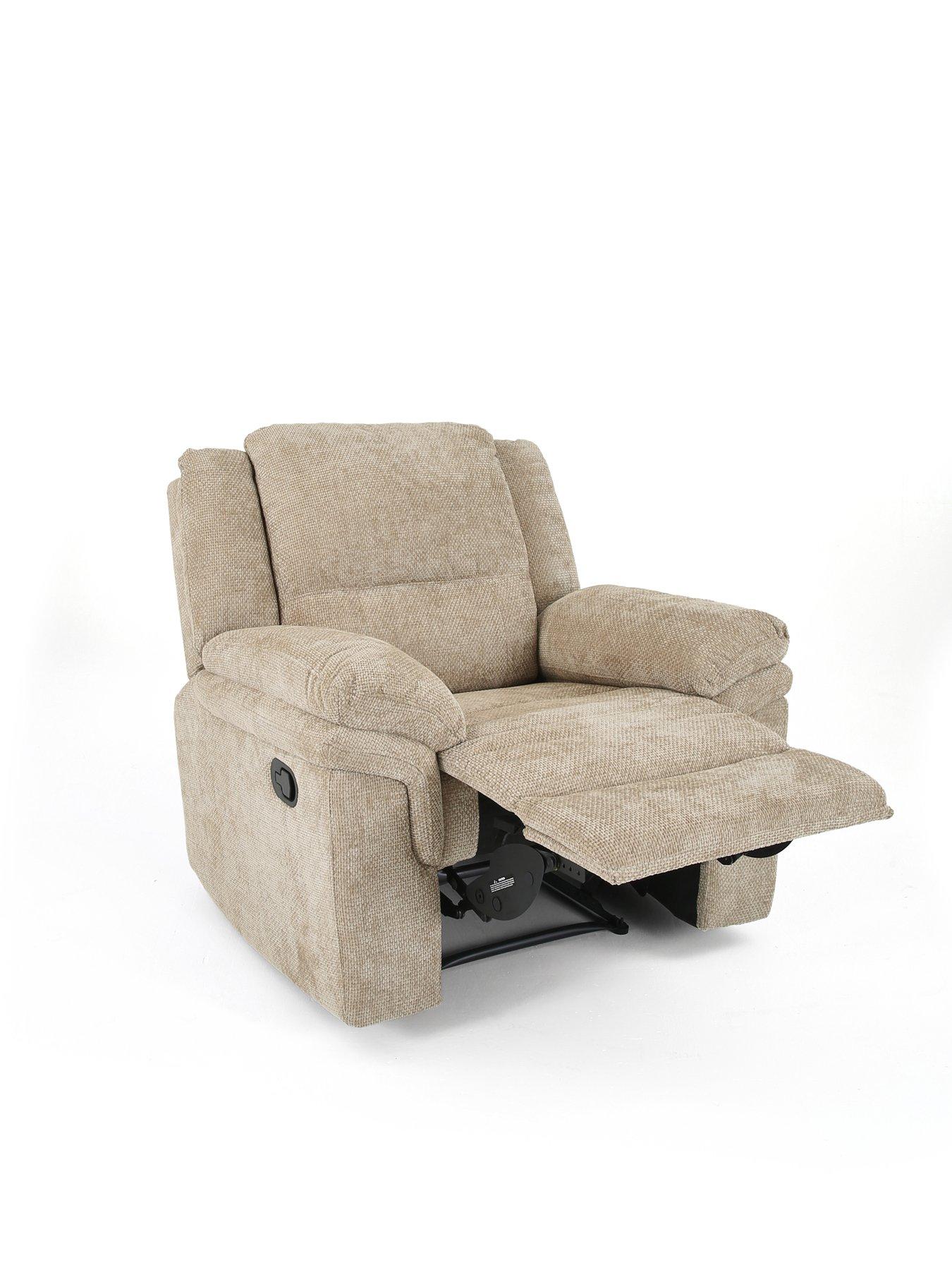 Image 5 of 7 of The Very Collection Albion Fabric Manual Recliner Armchair - FSC&reg; Certified