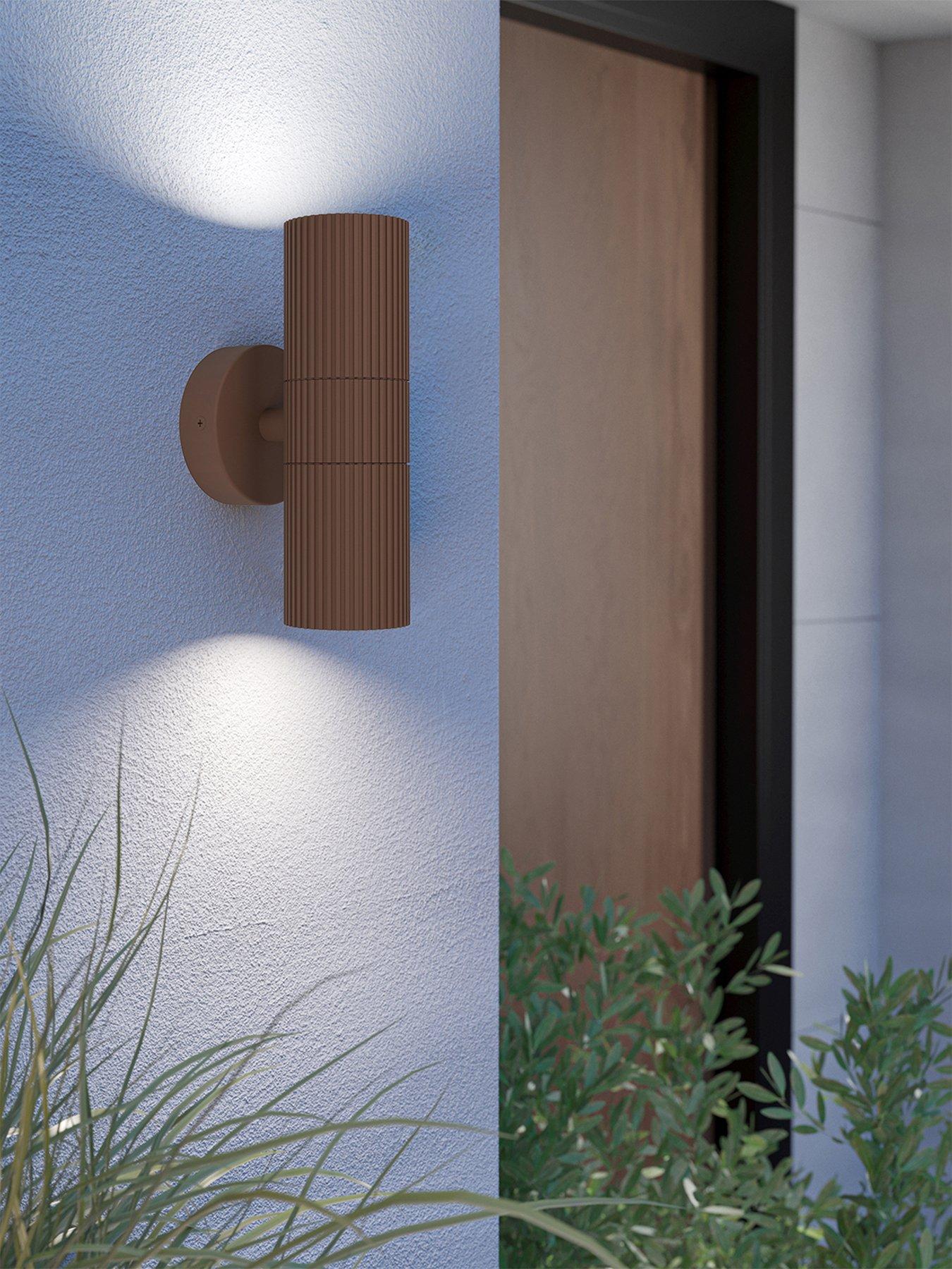 Eglo Tomelloso Modern Outdoor Wall Light Brown