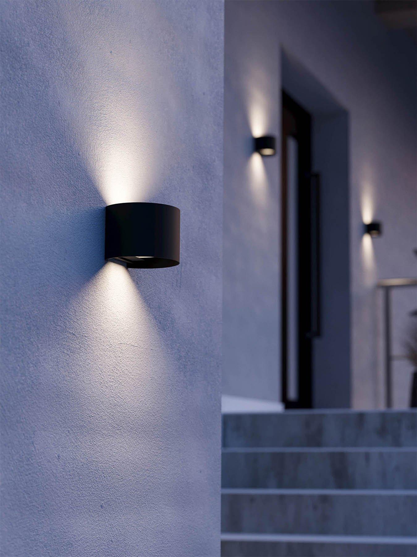 Eglo Calpino 3 Outdoor Wall Light Black