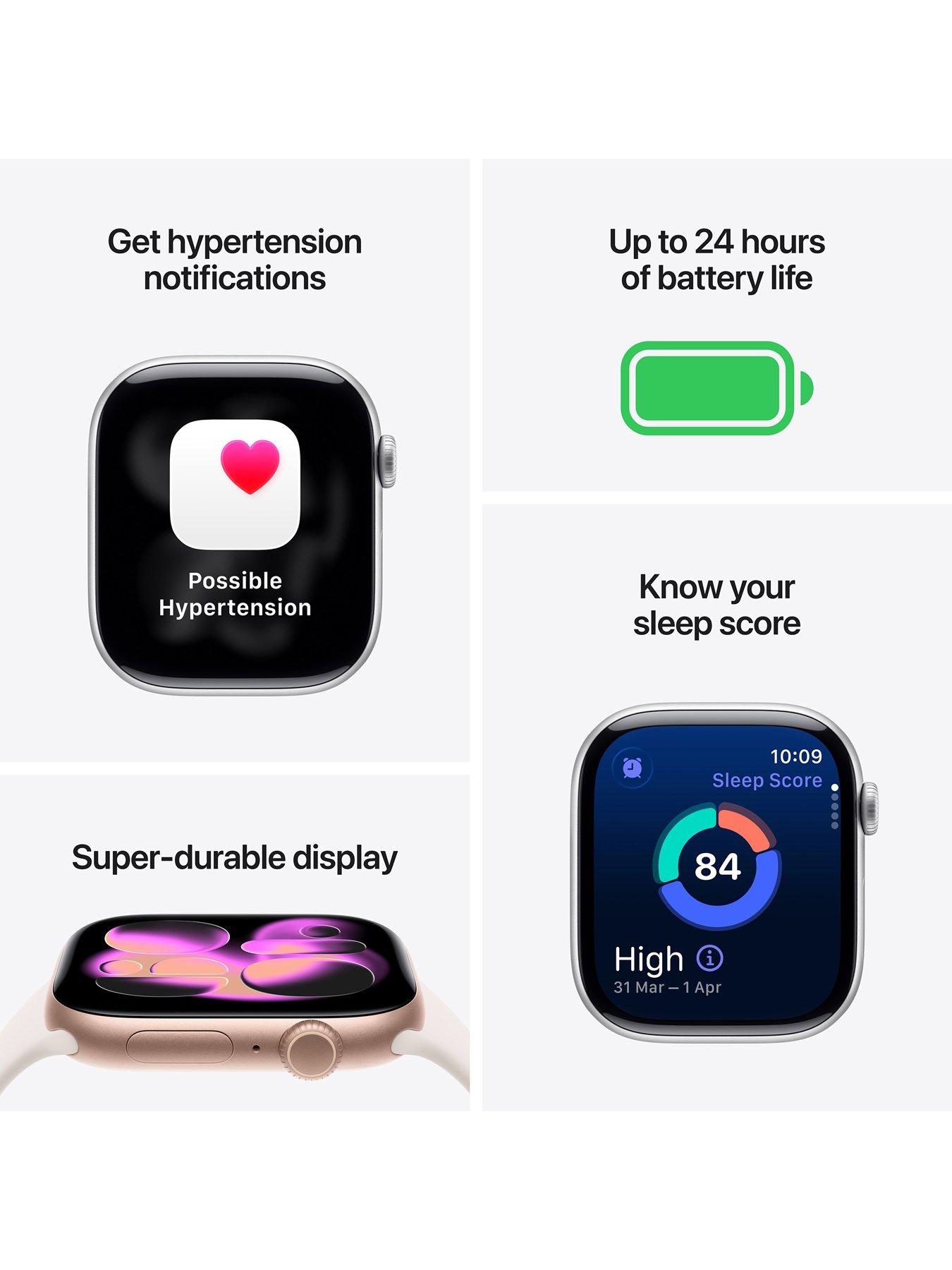 Image 2 of 8 of Apple Watch Series 11 (GPS + Cellular, 2025) 42mm&nbsp;Natural Titanium Case with Natural Milanese Loop