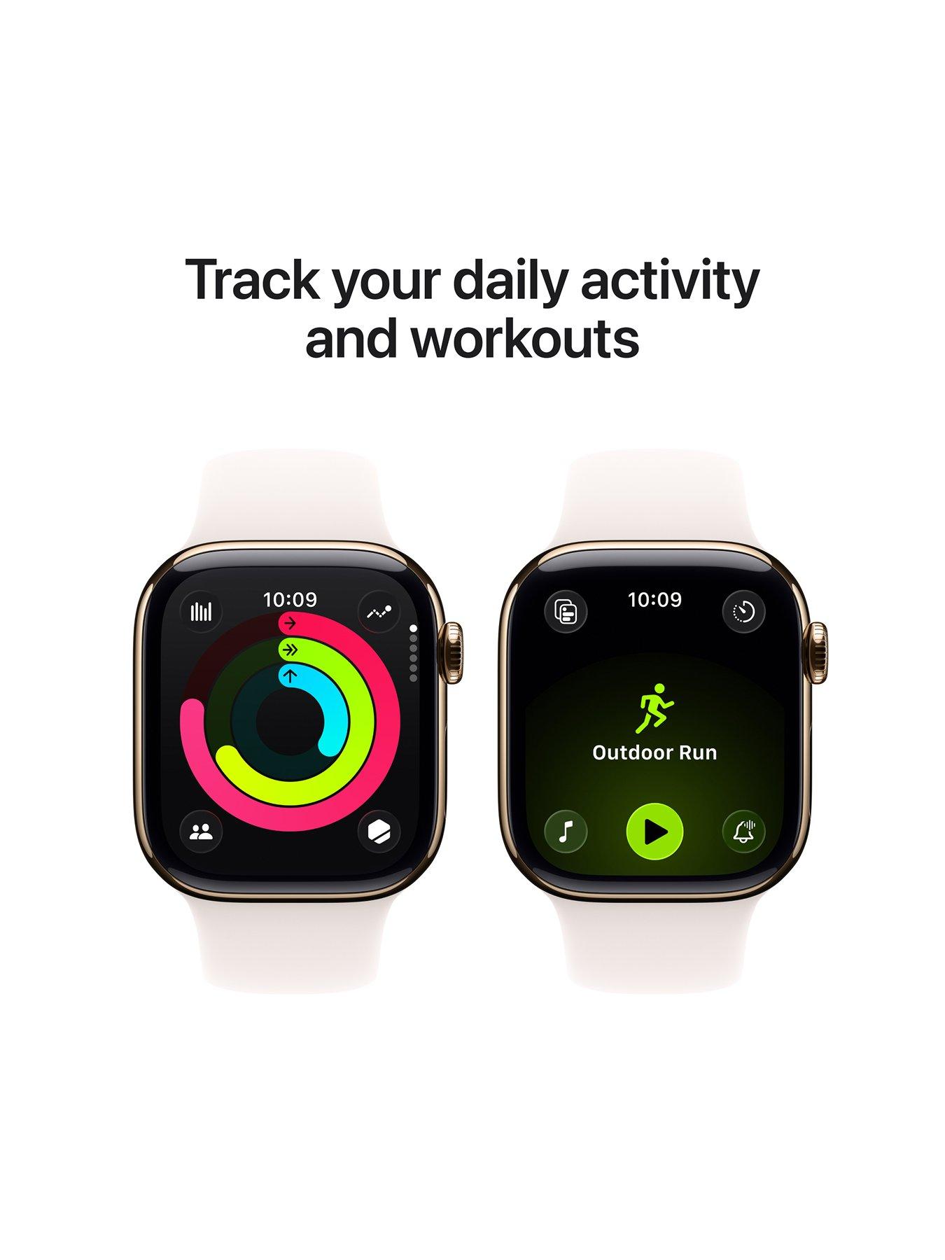 Image 3 of 8 of Apple Watch Series 11 (GPS + Cellular) 42mm Titanium Case with Sport Band