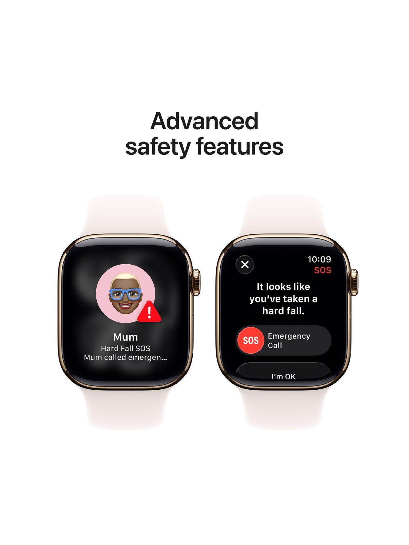 Image 5 of 8 of Apple Watch Series 11 (GPS + Cellular) 42mm Titanium Case with Sport Band