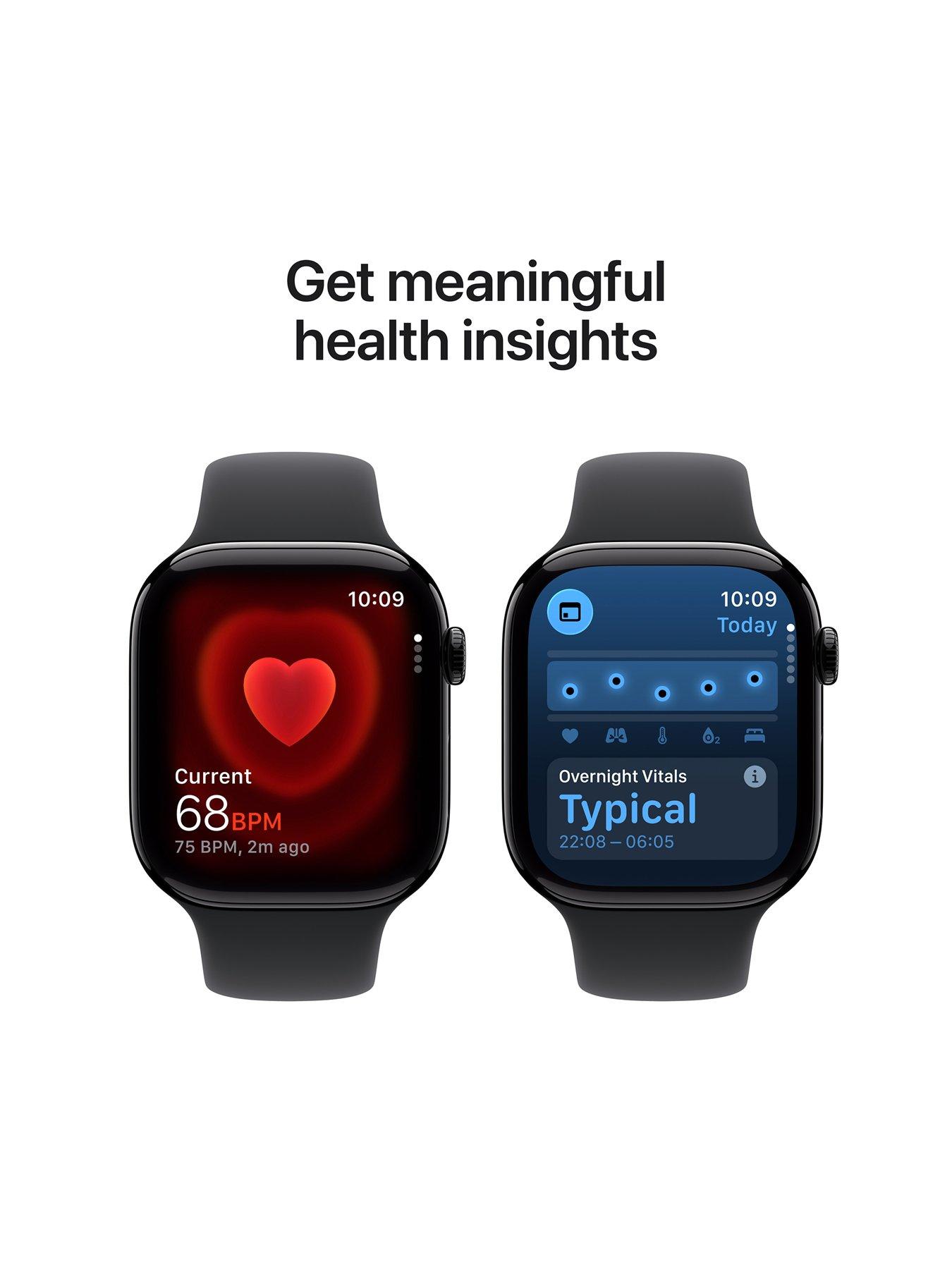 Apple Watch Series 11 (GPS Cellular, 2025) 46mm Jet Black