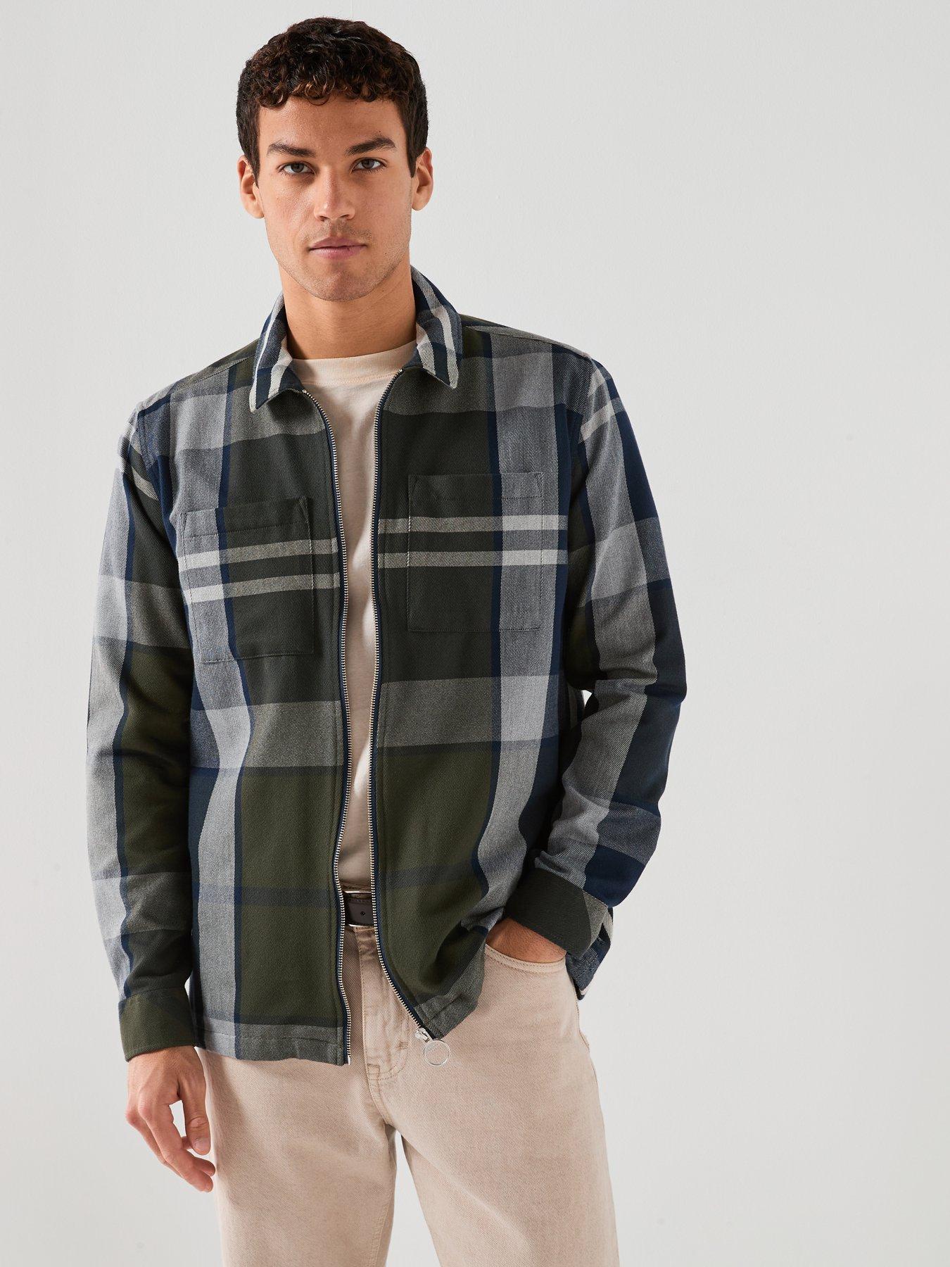 Barbour Lannich Tartan Twill Overshirt - Navy
