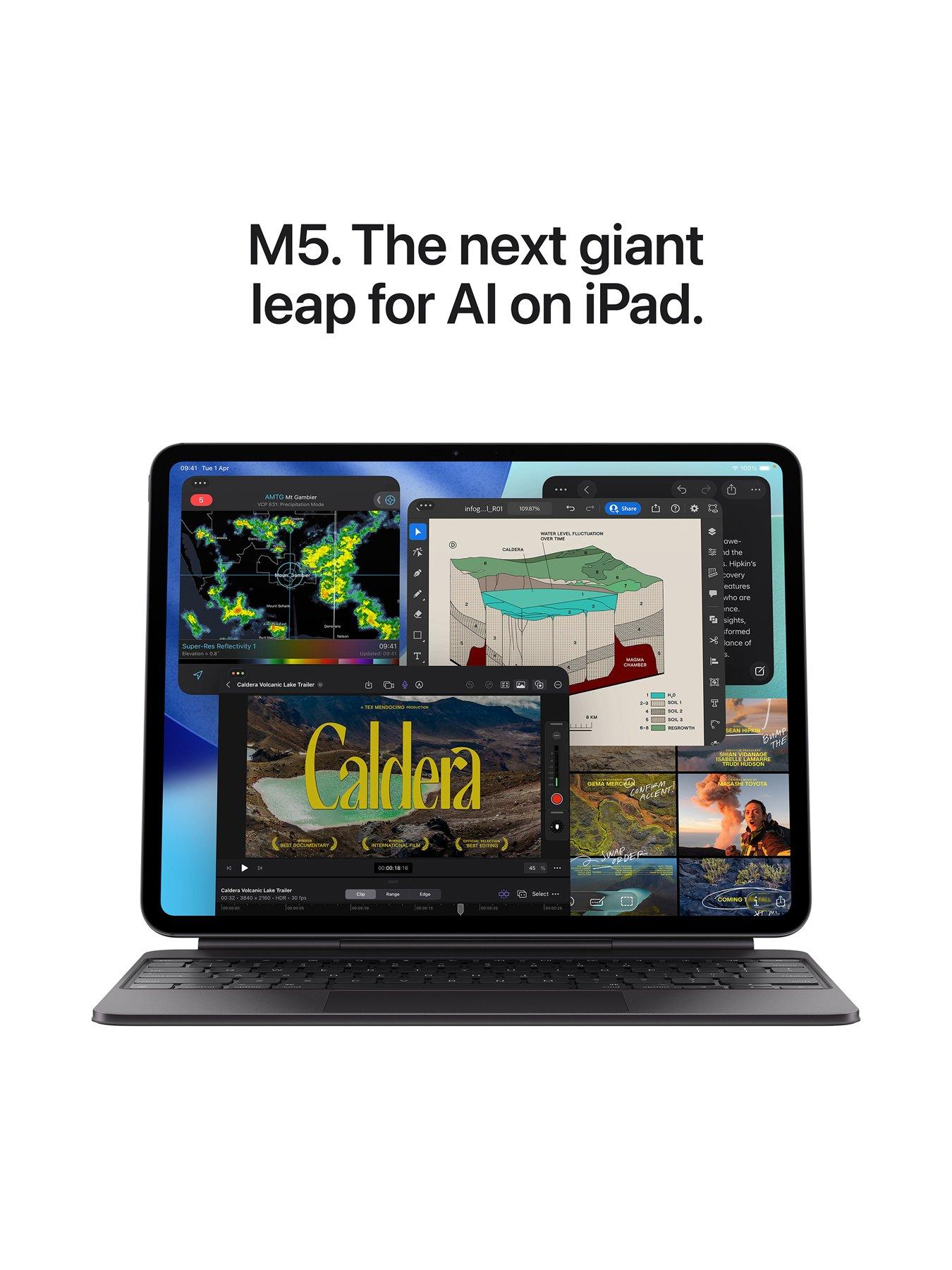 Image 4 of 7 of Apple iPad Pro (M5, 2025) 13-inch, Wi-Fi, 256GB with Standard Glass - Silver