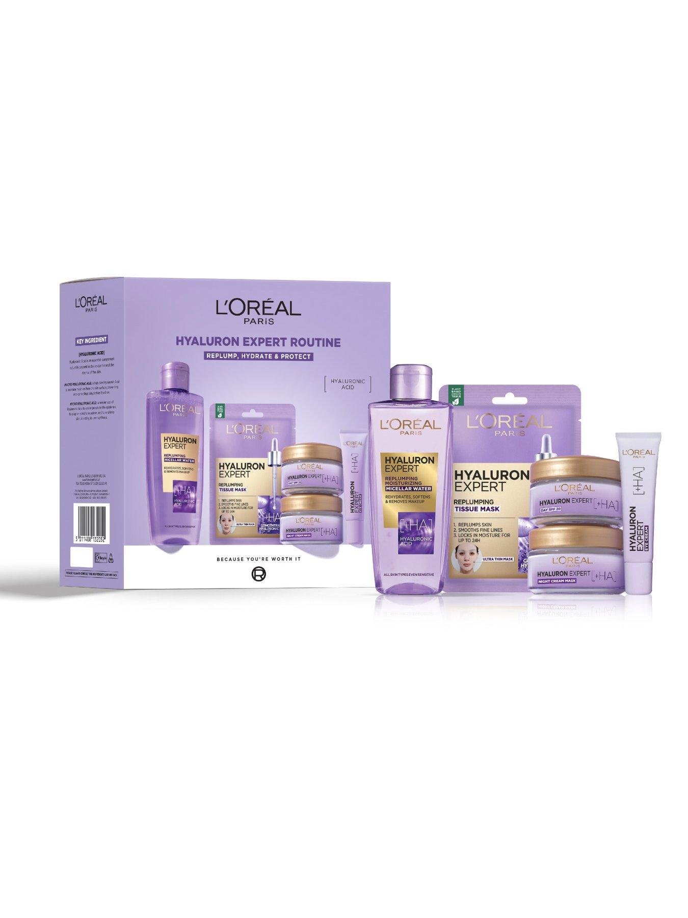 Image 2 of 2 of L'Oreal Paris Hyaluron Expert Routine Gift Set with Hyaluronic Acid to Replump, Hydrate &amp; Protect Your Skin