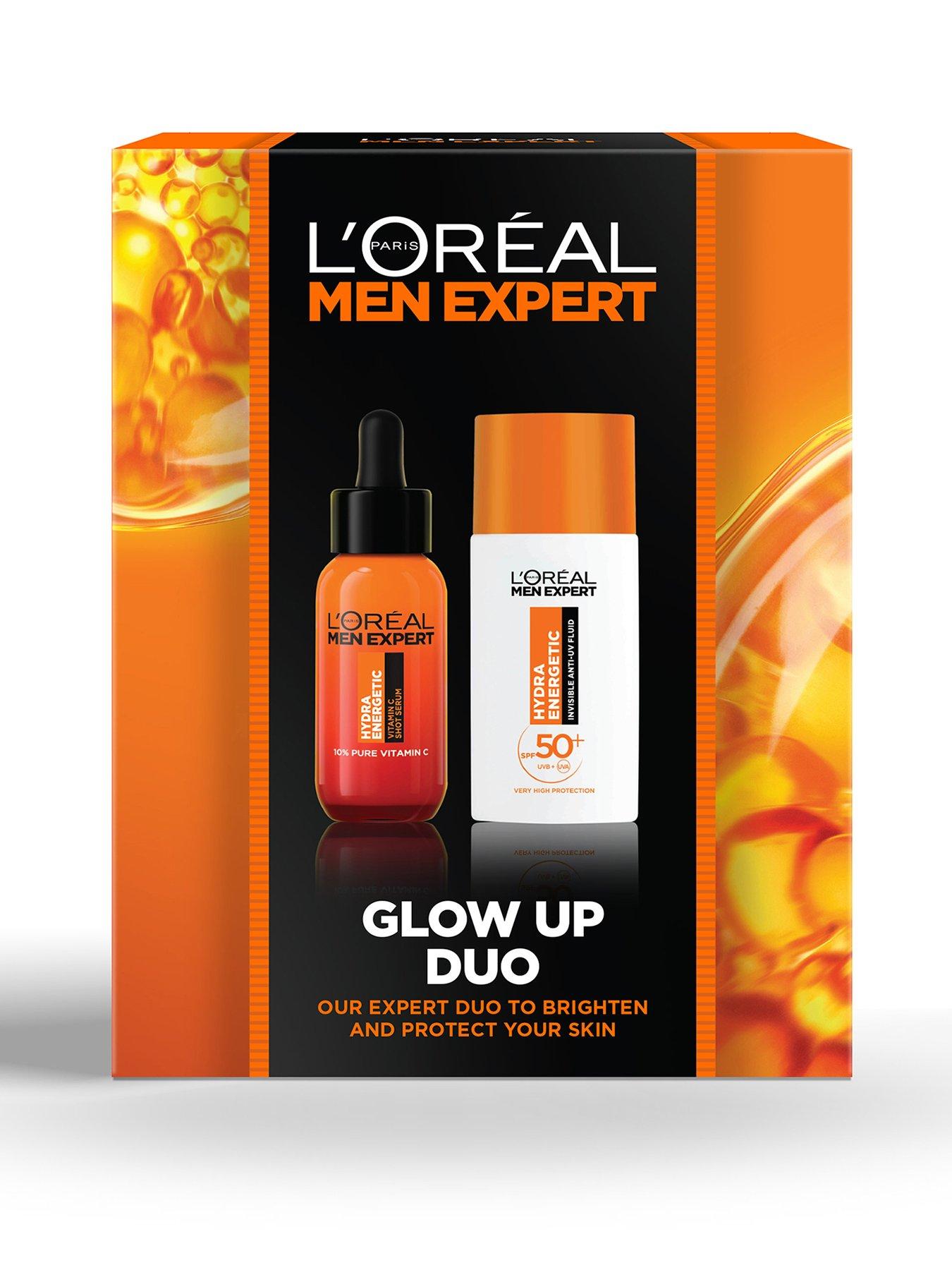 Image 1 of 4 of L'Oreal Paris Men Expert Hydra Energetic Gift Set For Him, Refreshing Face Glow up Duo, Gift Set for Men